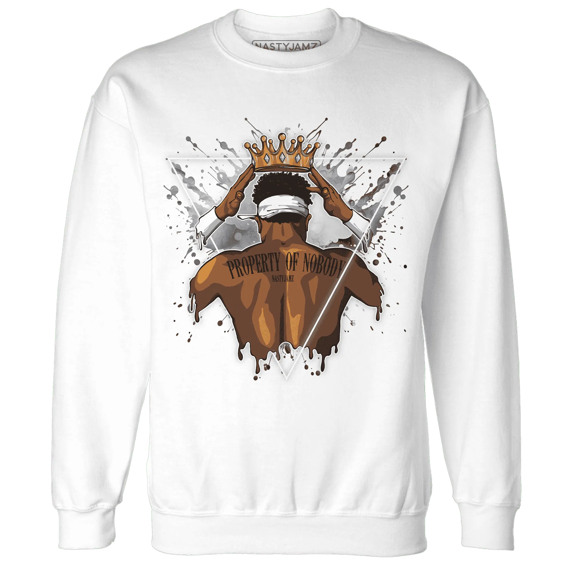 Wolf-Grey-1s-Sweatshirt-Match-Property-Of-Nobody