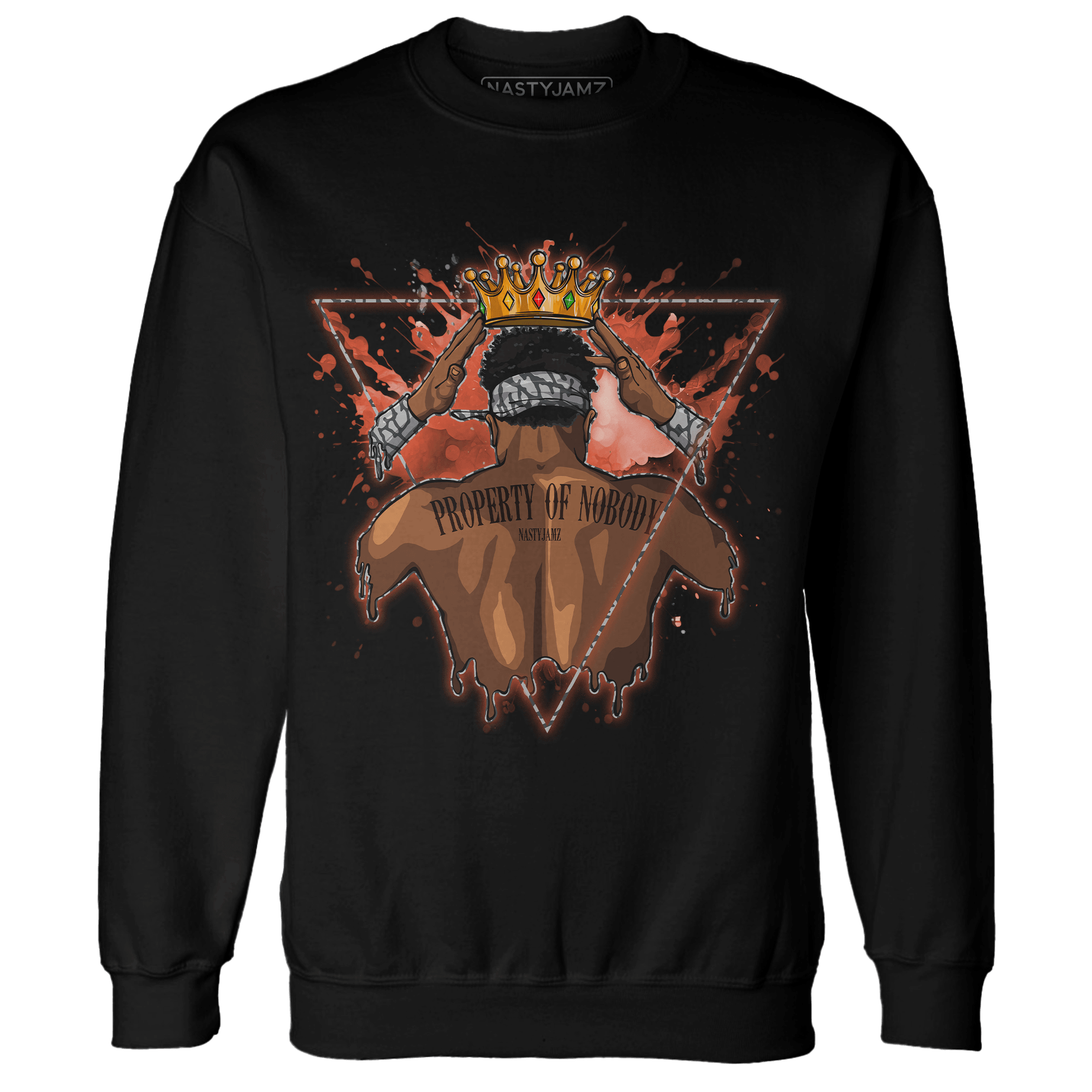 Georgia Peach 3s Sweatshirt Match Property Of Nobody - NastyJamz