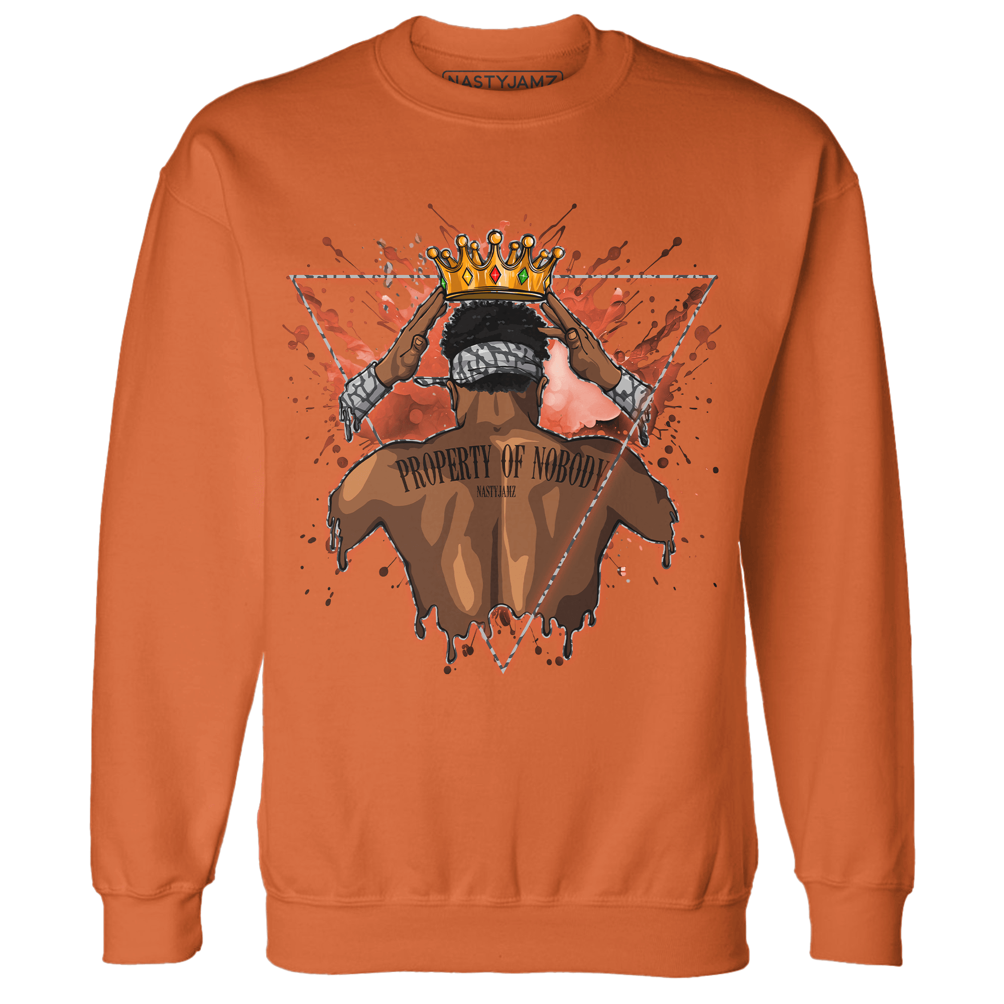 Georgia Peach 3s Sweatshirt Match Property Of Nobody - NastyJamz