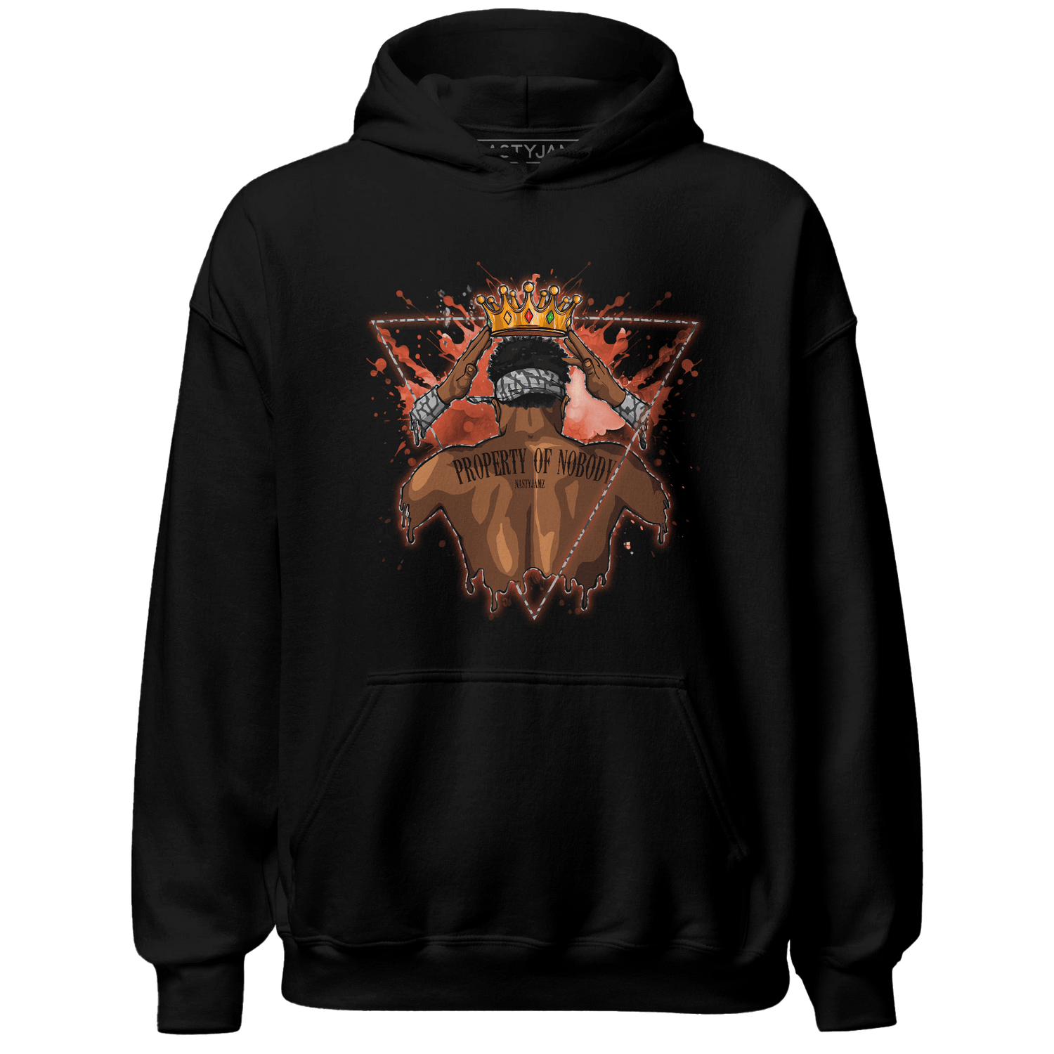 Georgia Peach 3s Hoodie Match Property Of Nobody - NastyJamz