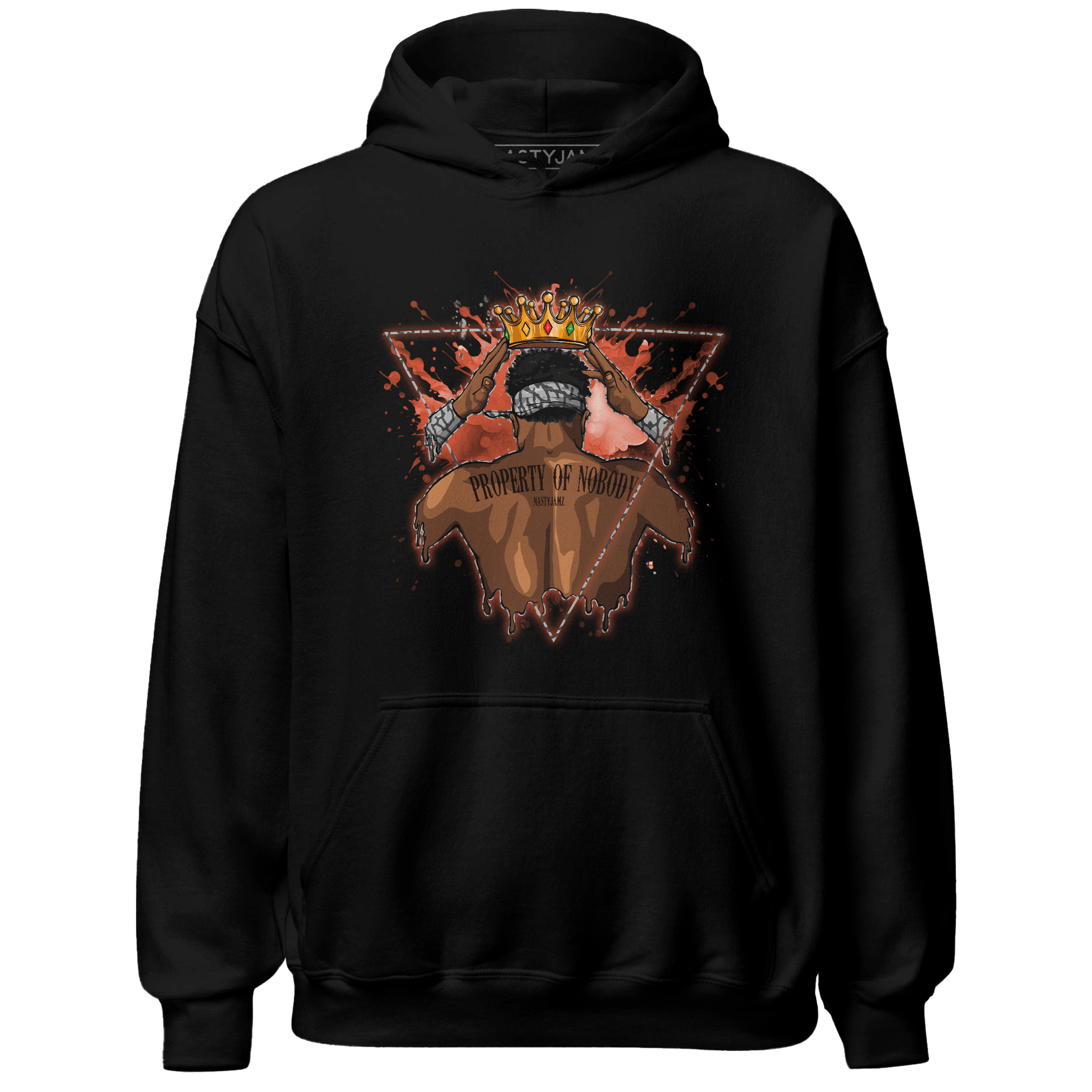 Georgia Peach 3s Hoodie Match Property Of Nobody - NastyJamz