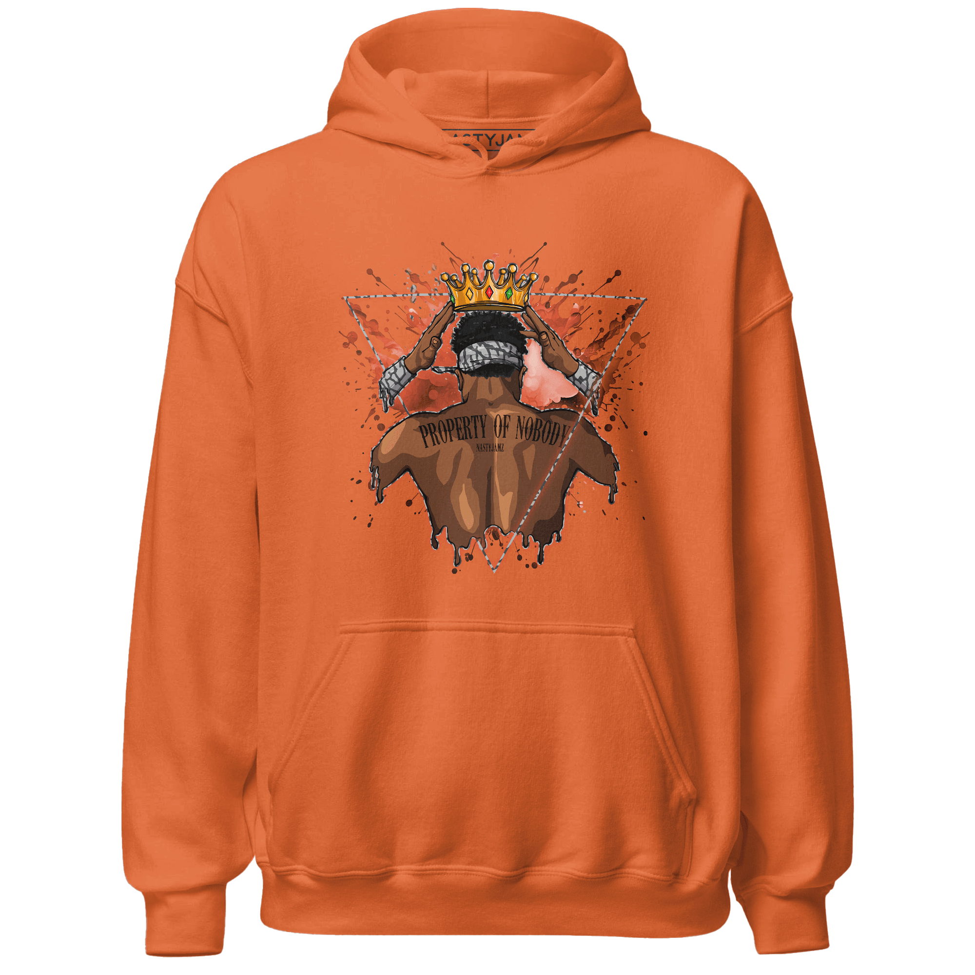 Georgia Peach 3s Hoodie Match Property Of Nobody - NastyJamz