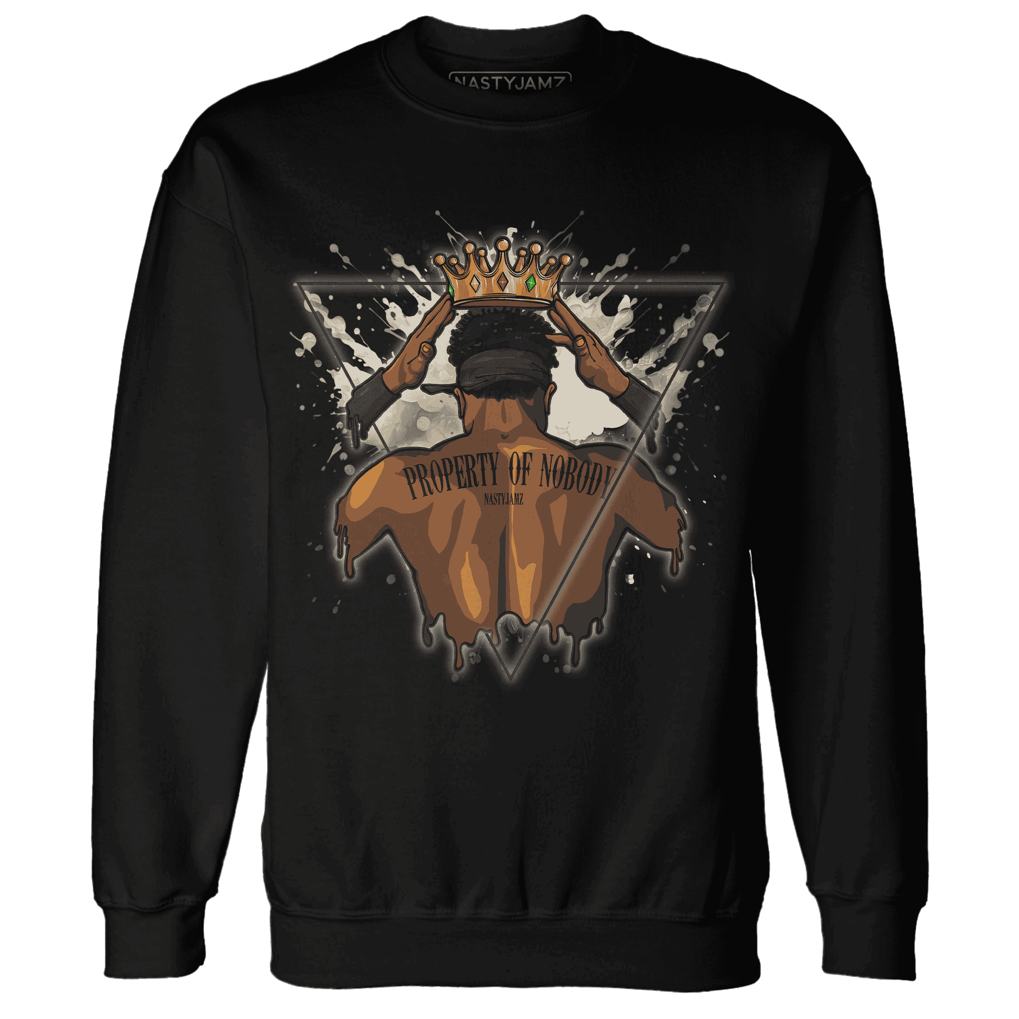Quaiii 54 3s Sweatshirt Match Property Of Nobody - NastyJamz