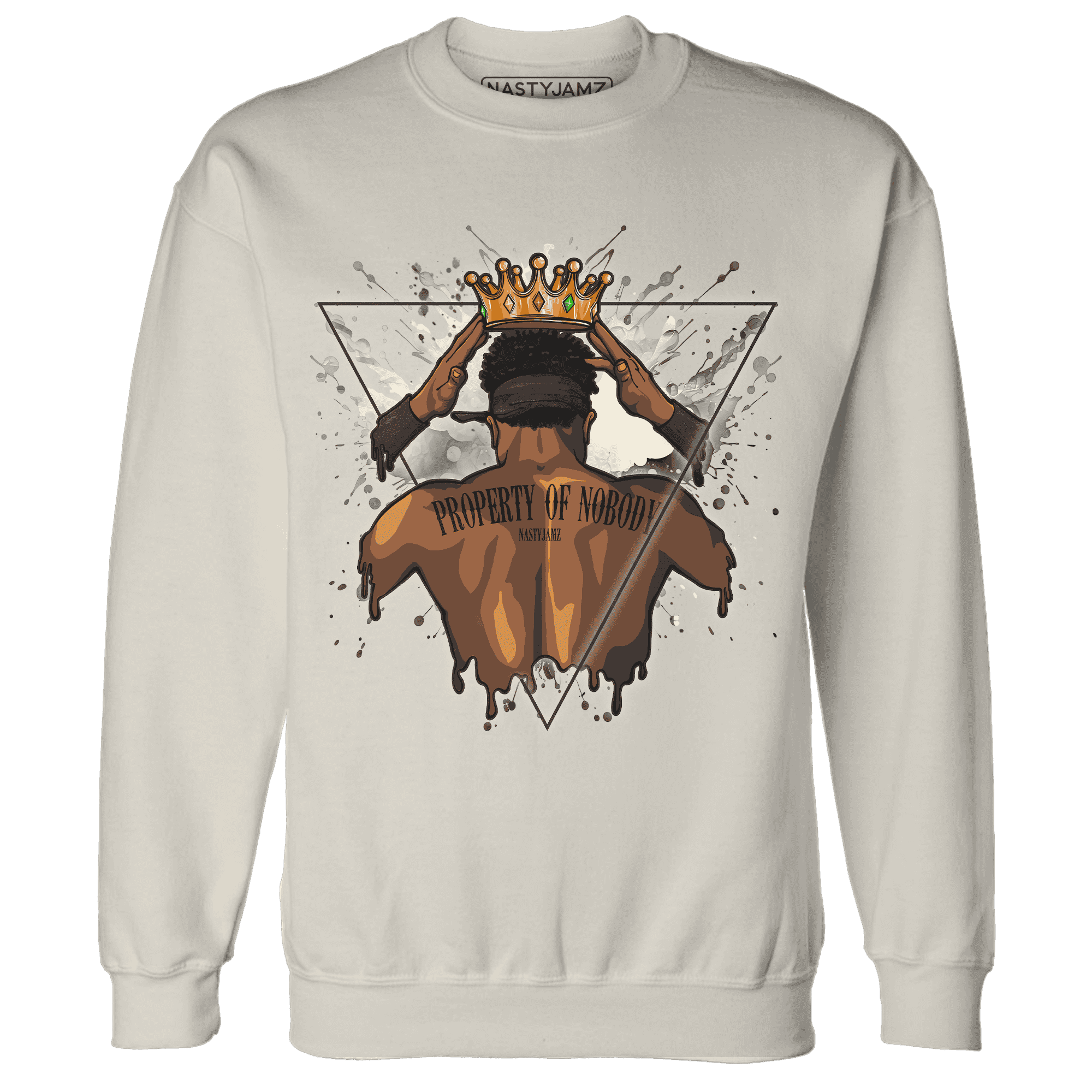 Quaiii 54 3s Sweatshirt Match Property Of Nobody - NastyJamz