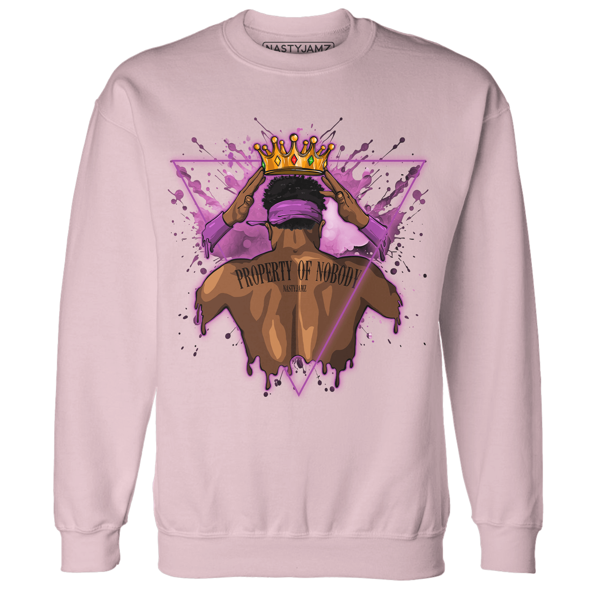 GS Hyper Violet 4s Sweatshirt Match Property Of Nobody - NastyJamz