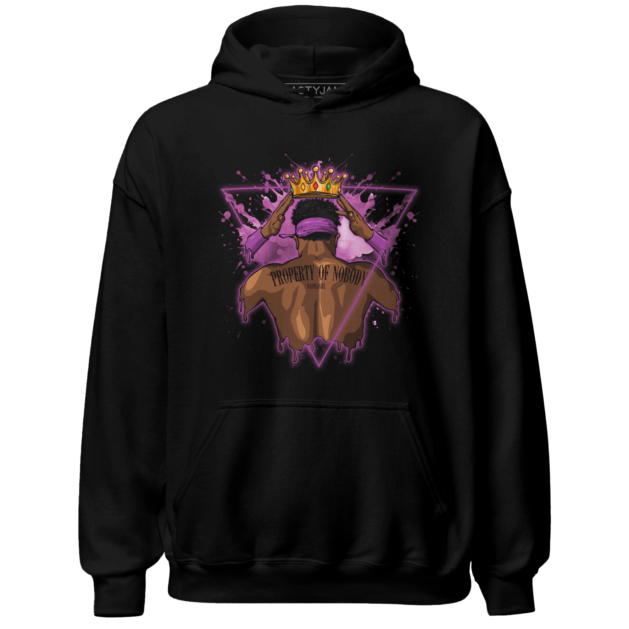 GS Hyper Violet 4s Hoodie Match Property Of Nobody - NastyJamz