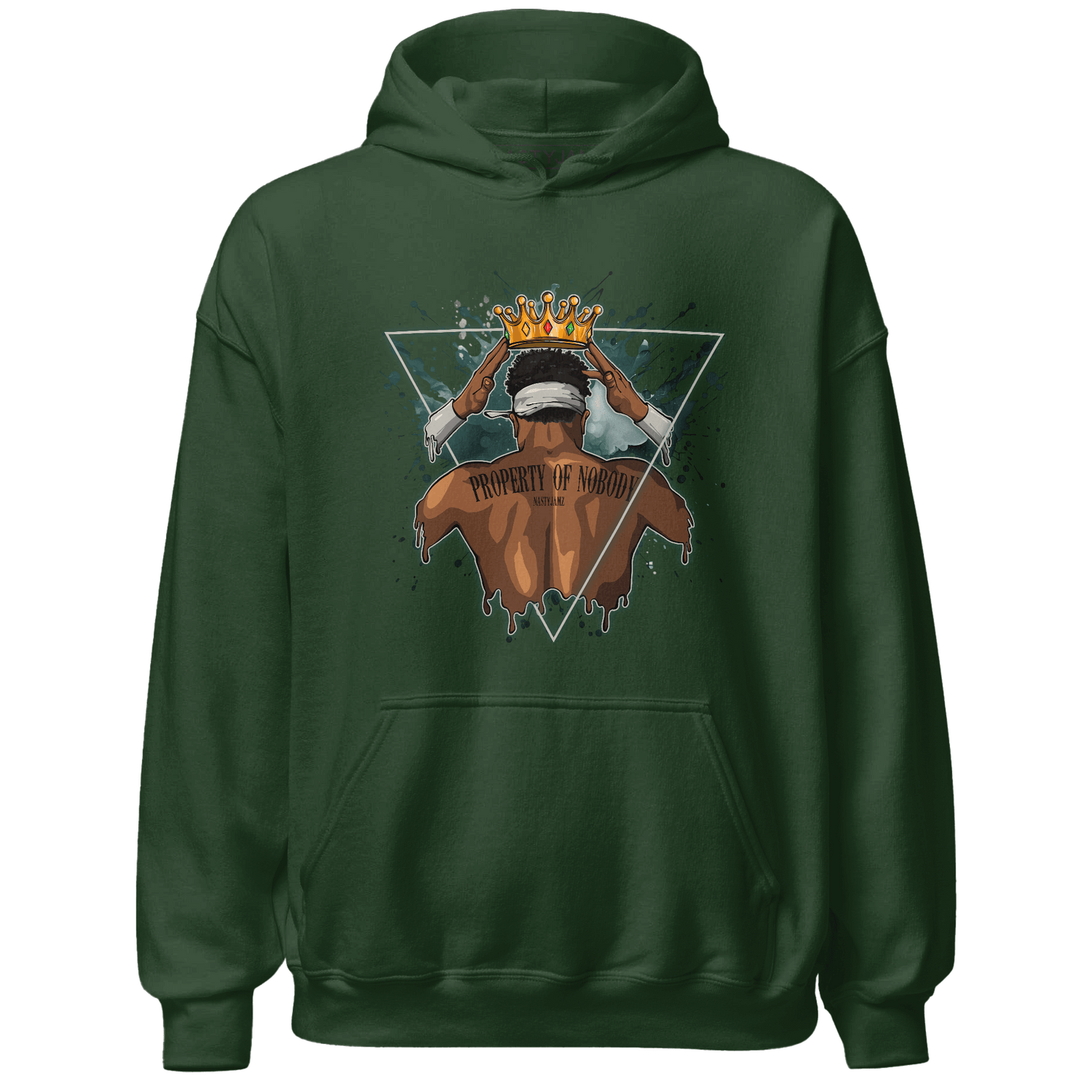 Oxidized Green 4s Hoodie Match Property Of Nobody - NastyJamz