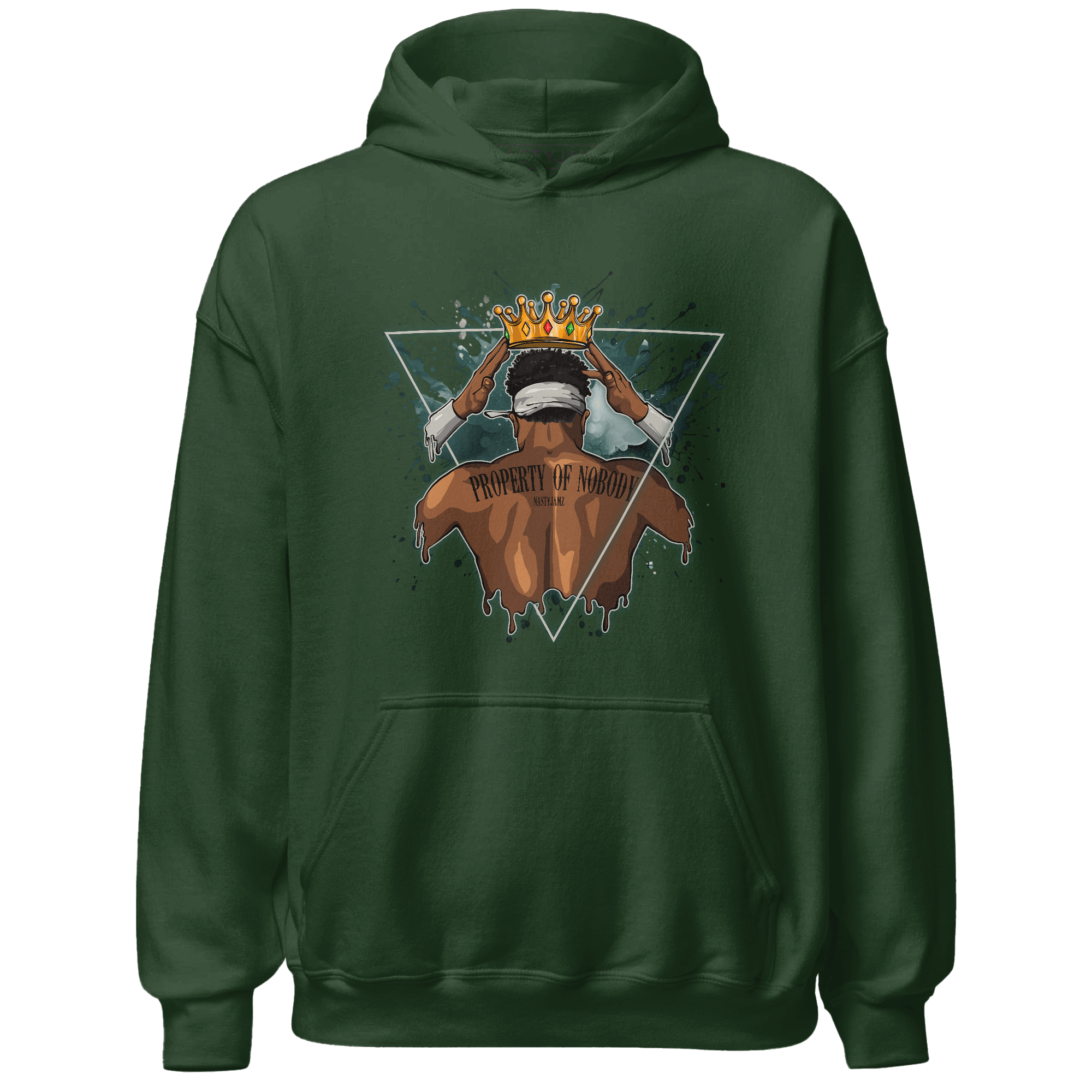 Oxidized Green 4s Hoodie Match Property Of Nobody - NastyJamz