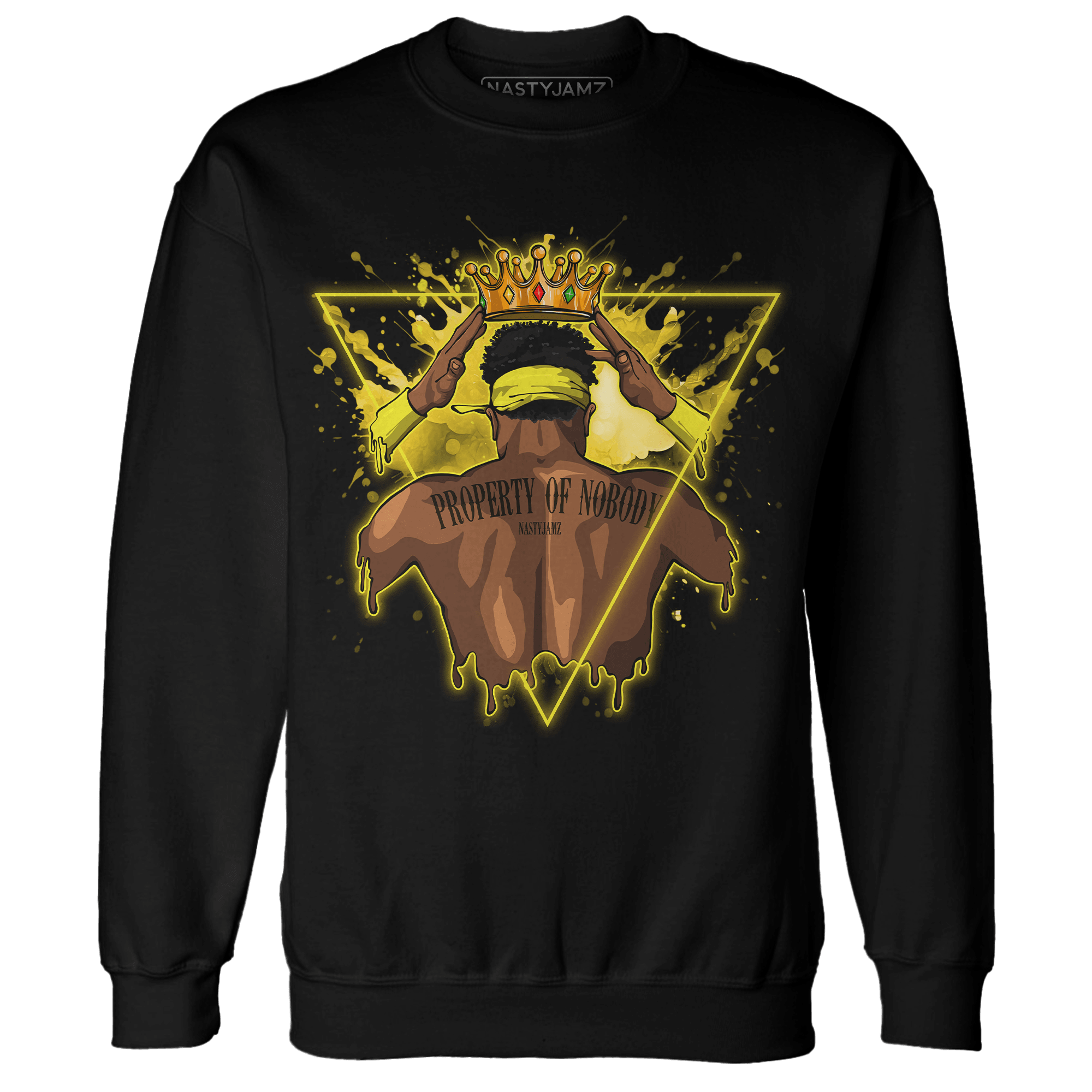 Vivid Sulfur 4s Sweatshirt Match Property Of Nobody - NastyJamz