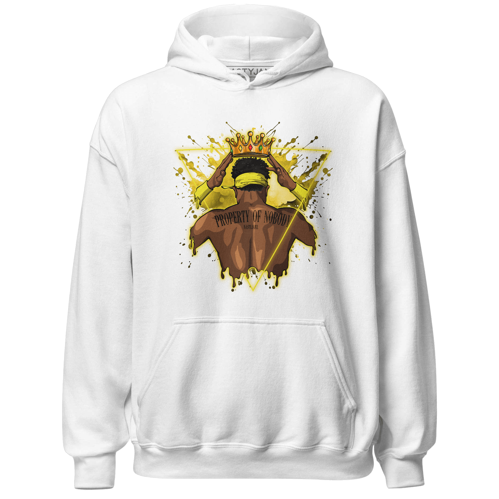 Vivid Sulfur 4s Hoodie Match Property Of Nobody - NastyJamz