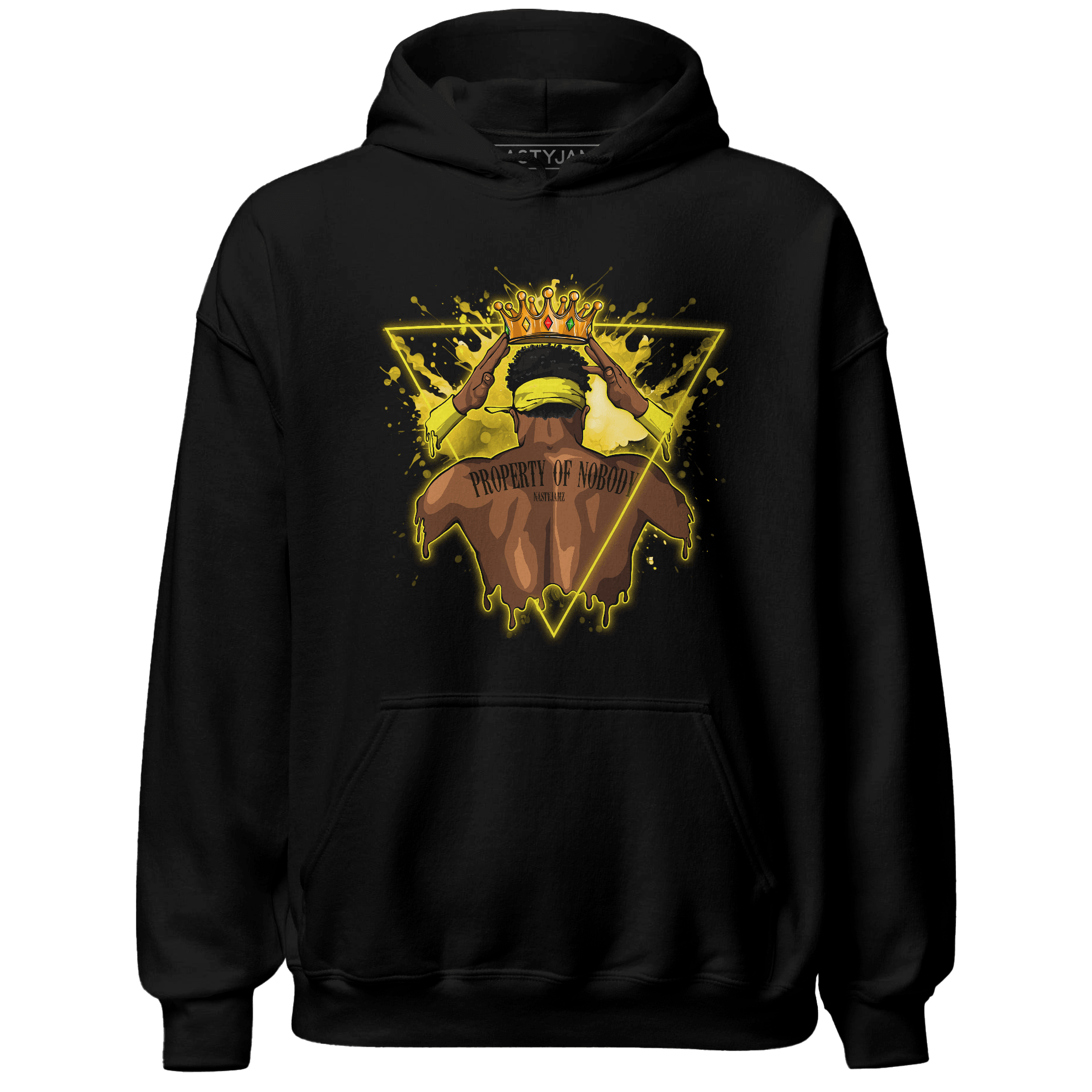 Vivid Sulfur 4s Hoodie Match Property Of Nobody - NastyJamz