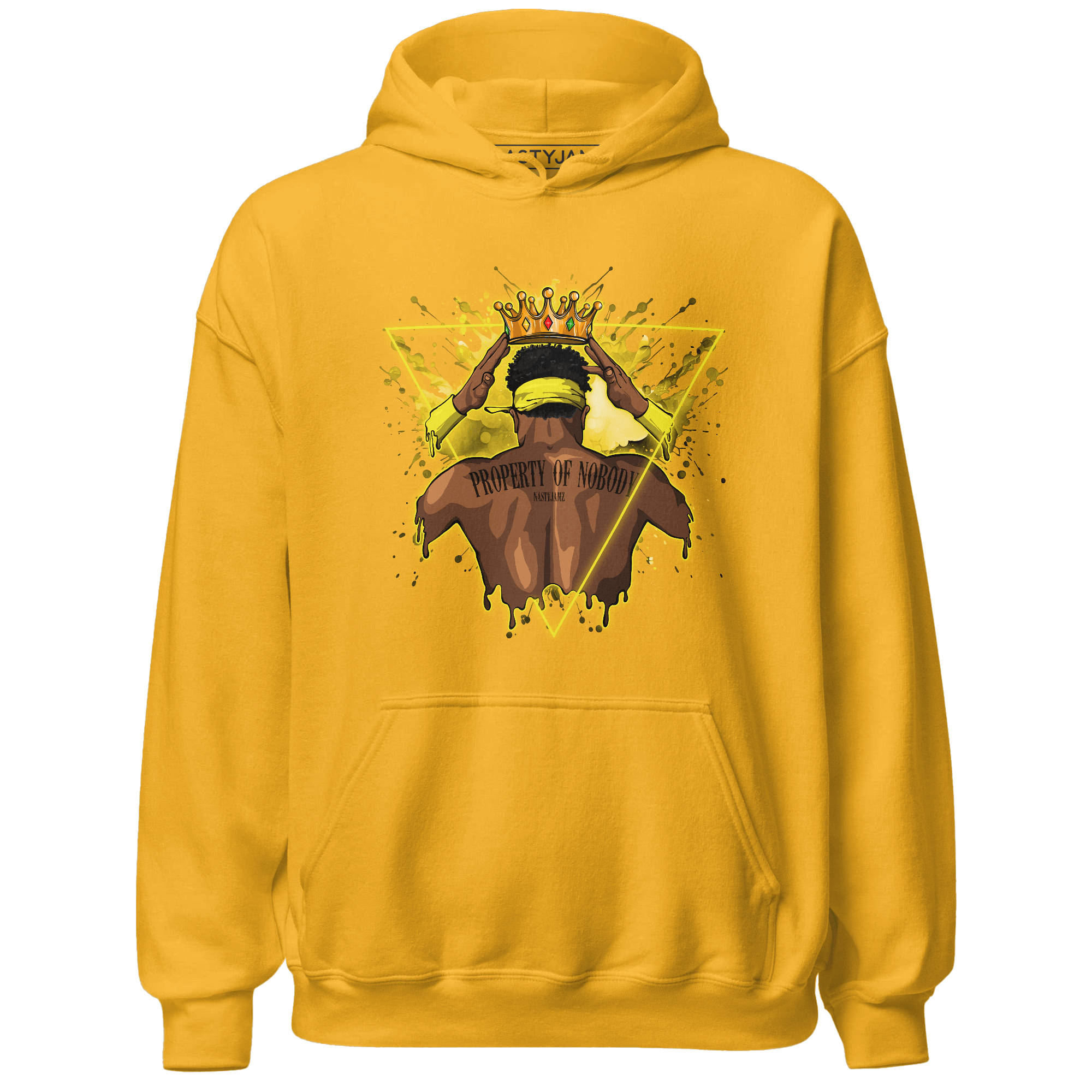 Vivid Sulfur 4s Hoodie Match Property Of Nobody - NastyJamz
