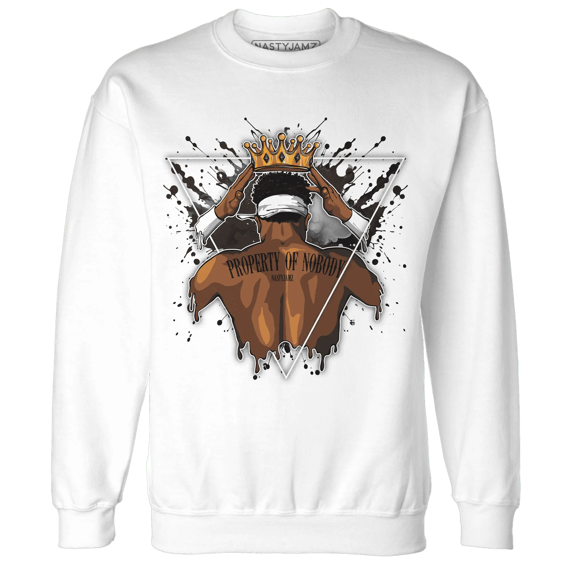White-Thunder-4s-Sweatshirt-Match-Property-Of-Nobody