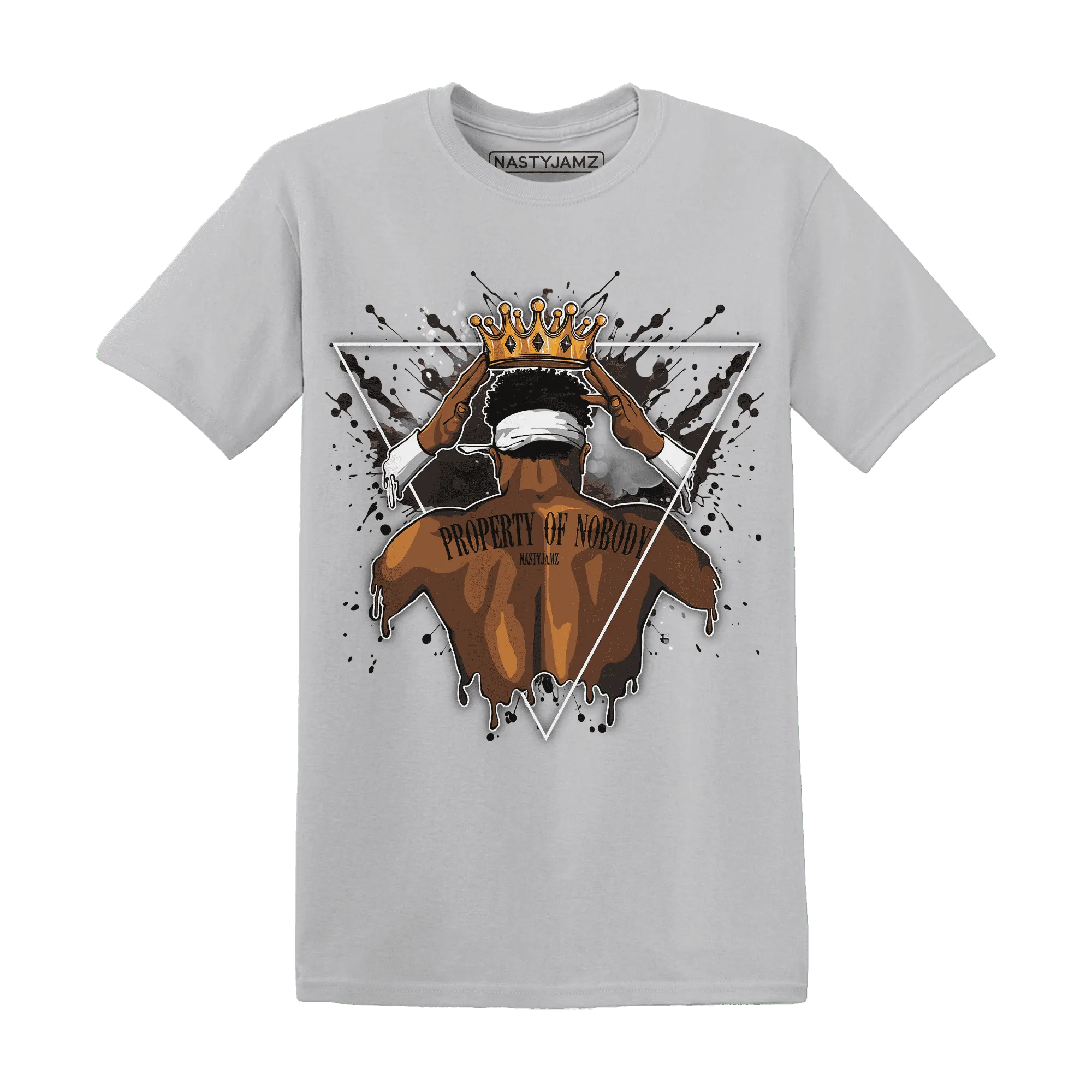 White-Thunder-4s-T-Shirt-Match-Property-Of-Nobody