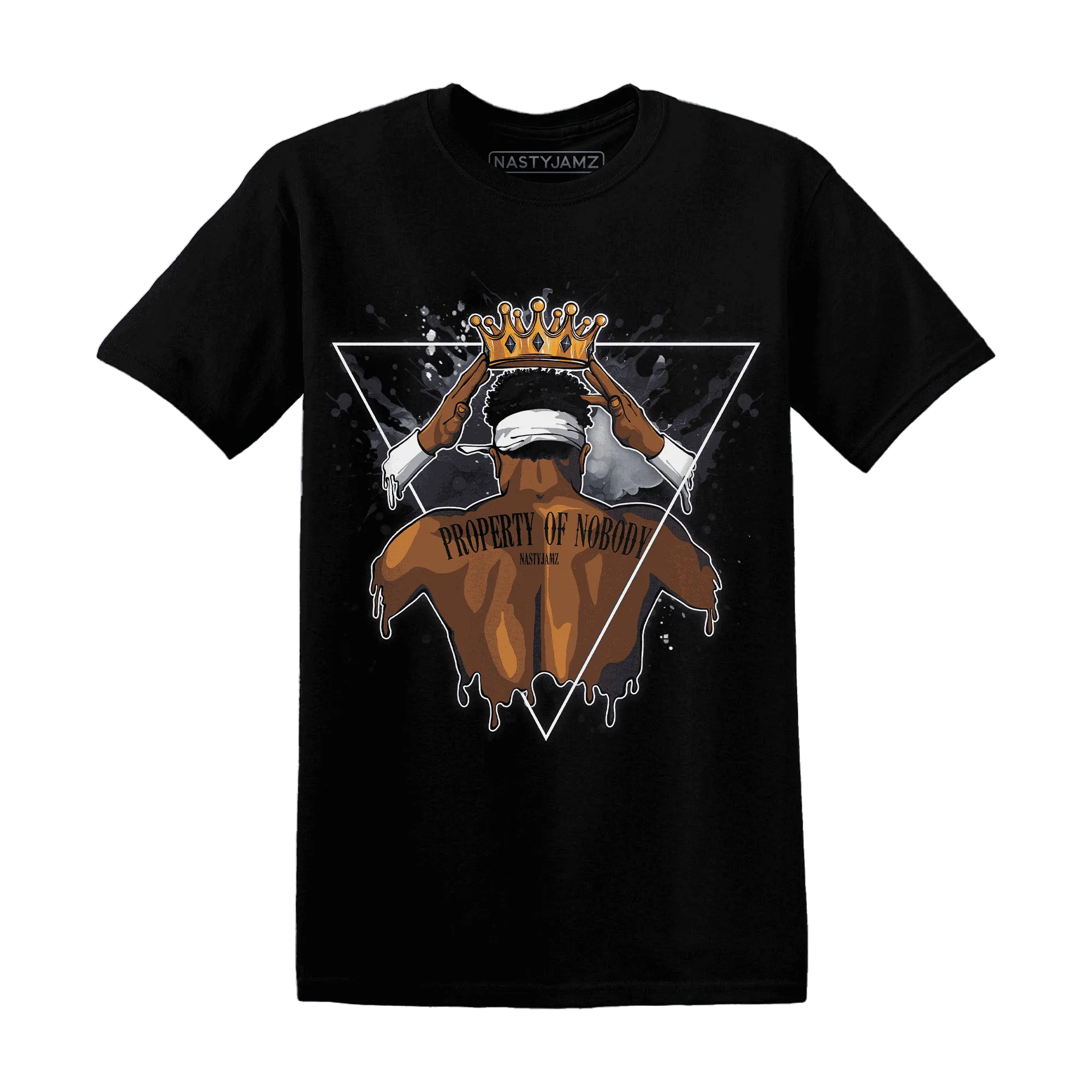 White-Navy-6s-T-Shirt-Match-Property-Of-Nobody