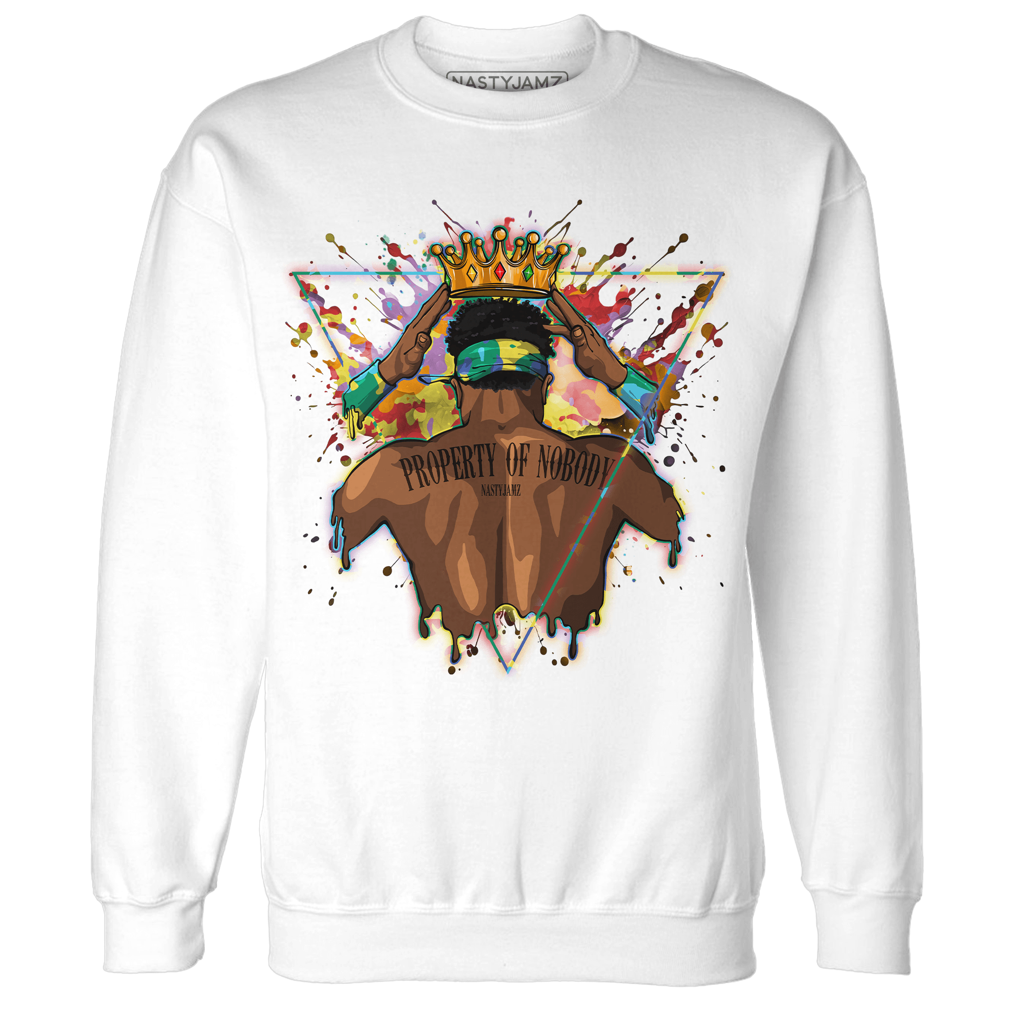 Mid GS Six Championships 1s Sweatshirt Match Property Of Nobody - NastyJamz