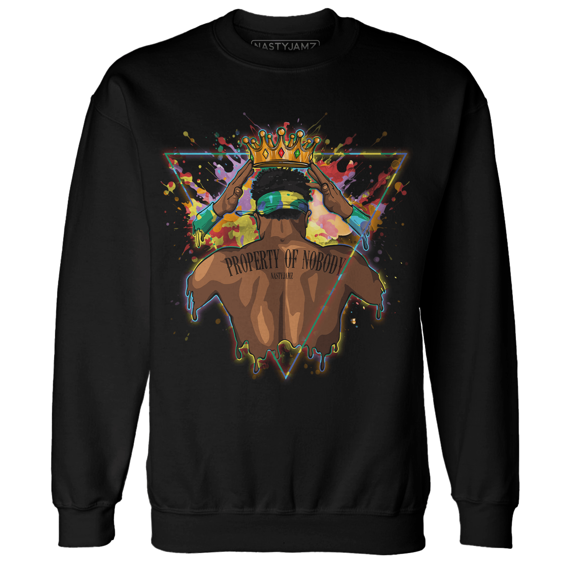 Mid GS Six Championships 1s Sweatshirt Match Property Of Nobody - NastyJamz