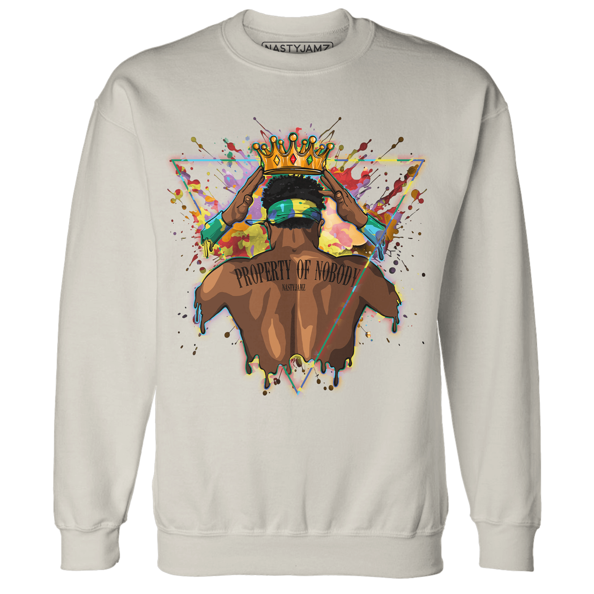 Mid GS Six Championships 1s Sweatshirt Match Property Of Nobody - NastyJamz