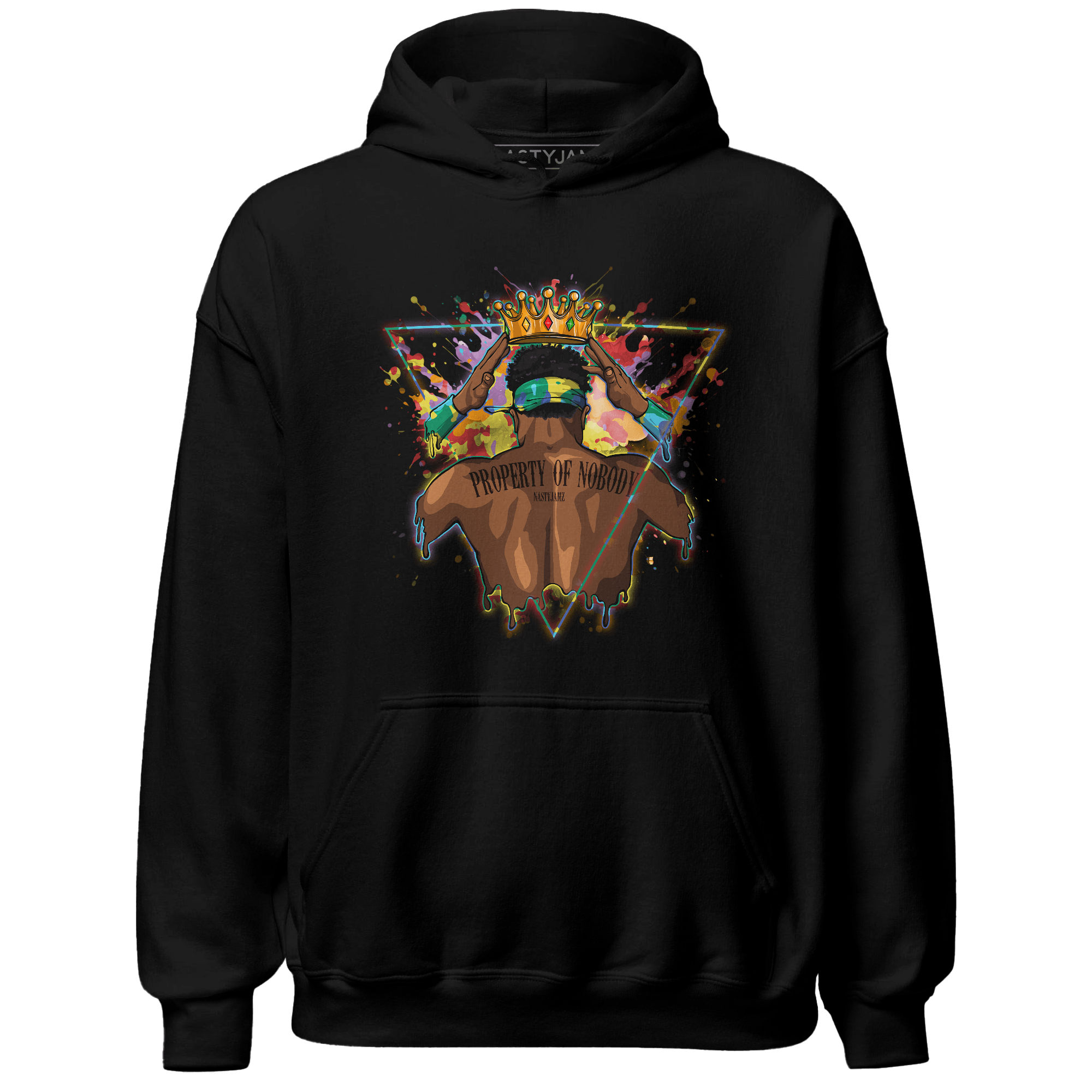 Mid GS Six Championships 1s Hoodie Match Property Of Nobody - NastyJamz