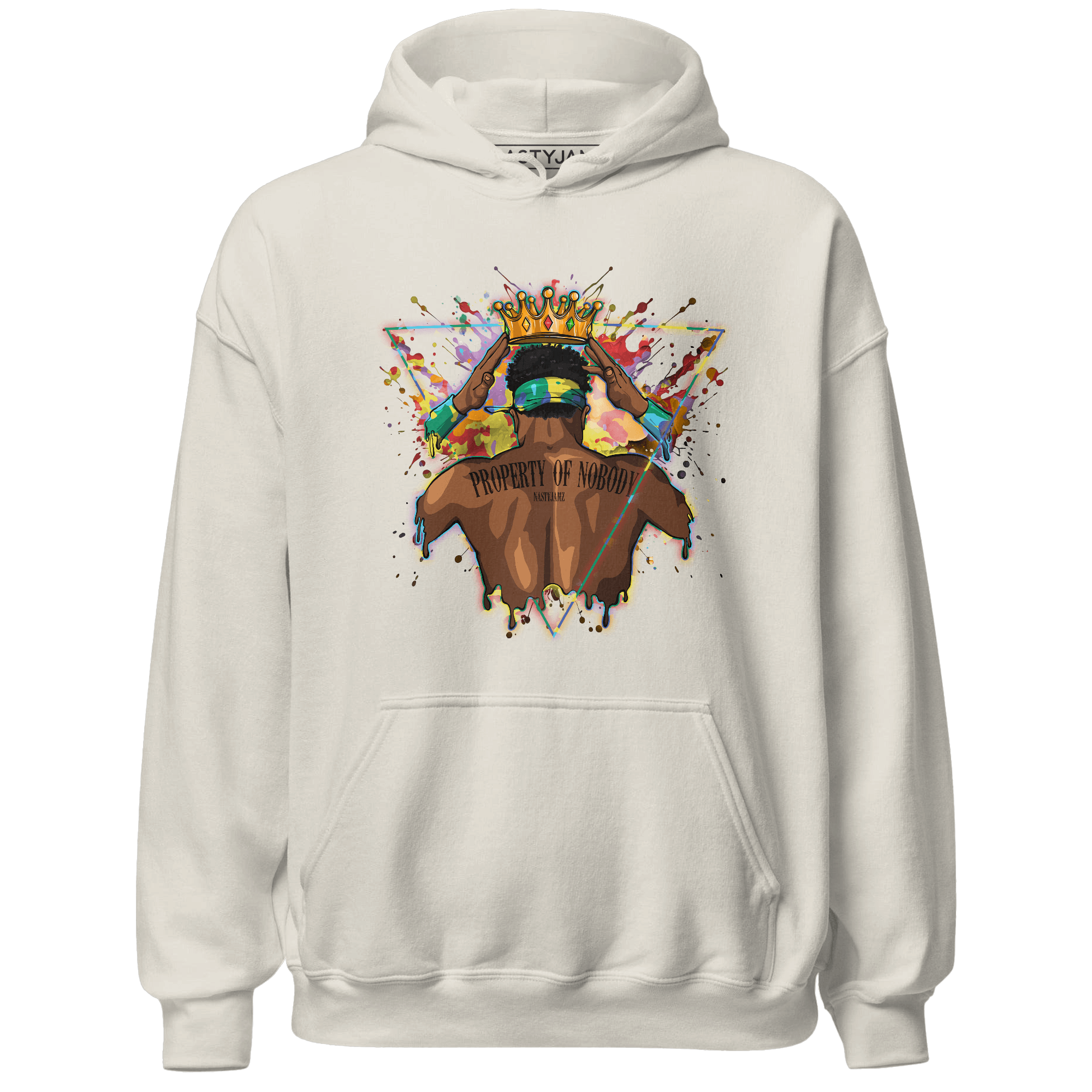 Mid GS Six Championships 1s Hoodie Match Property Of Nobody - NastyJamz