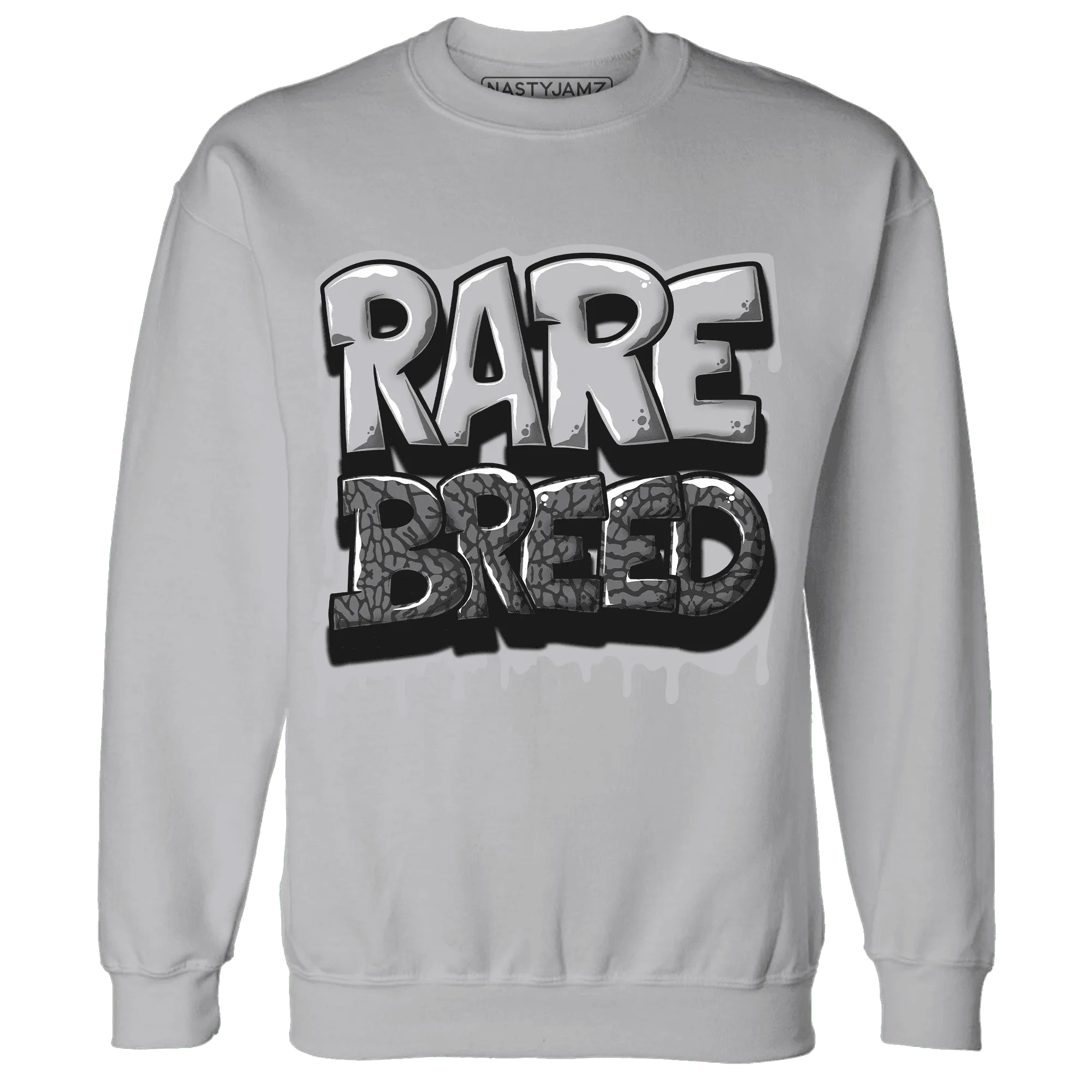 Cement-Grey-3s-Sweatshirt-Match-Rare-Breed