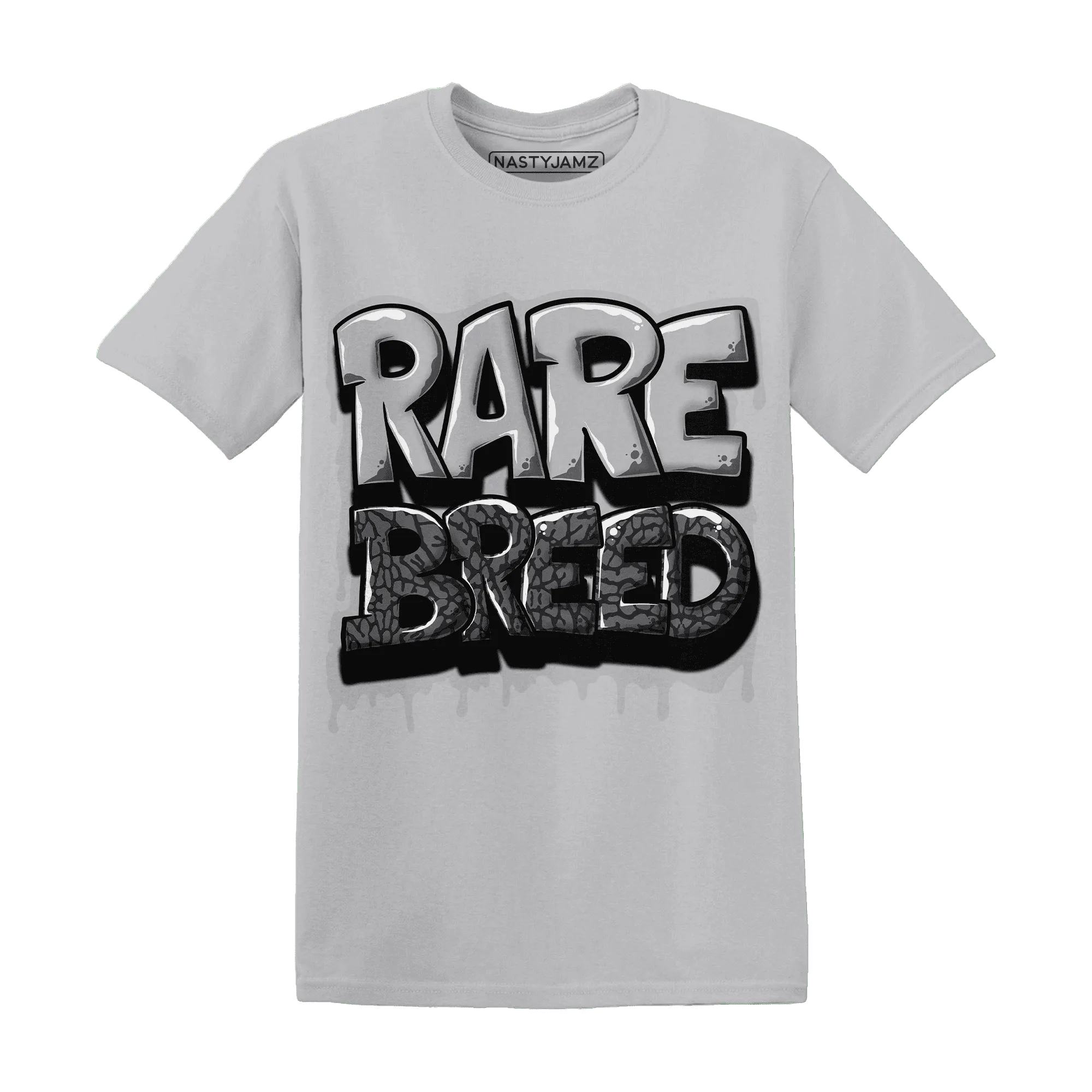 Cement-Grey-3s-T-Shirt-Match-Rare-Breed