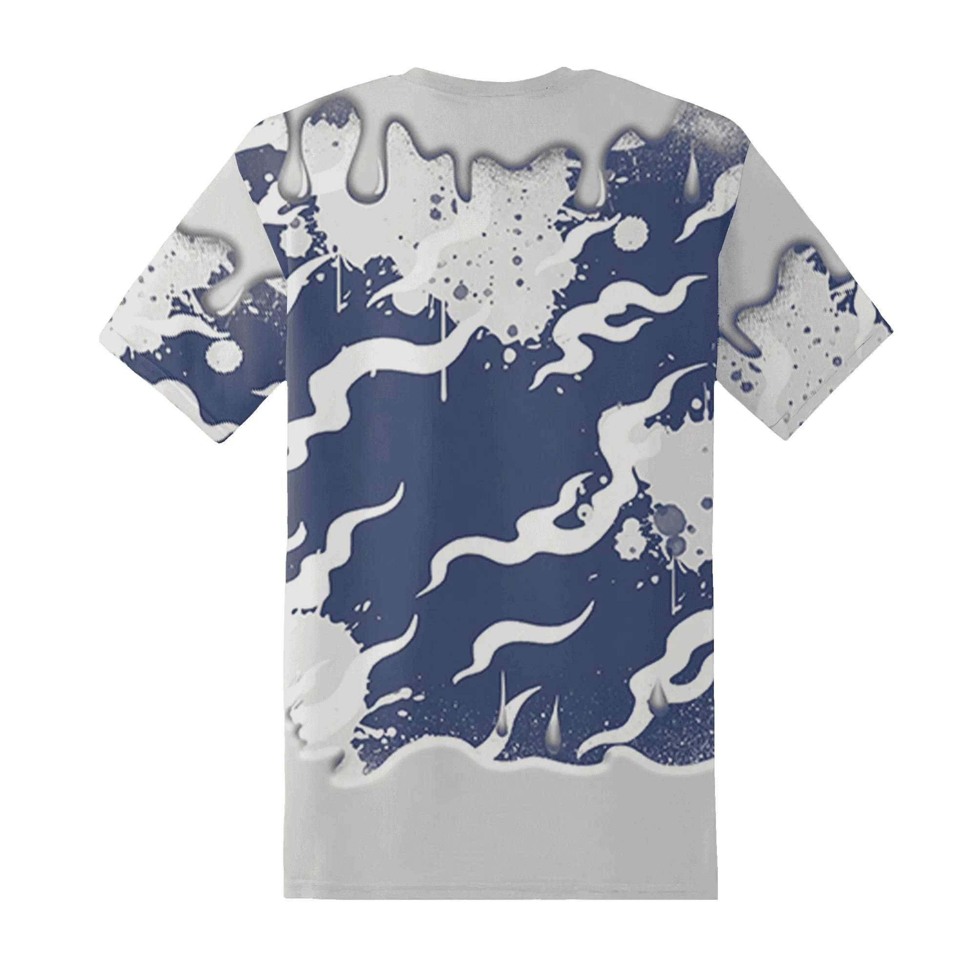Low-Diffused-Blue-11s-T-Shirt-Match-Rare-Breed-3D-Drippin