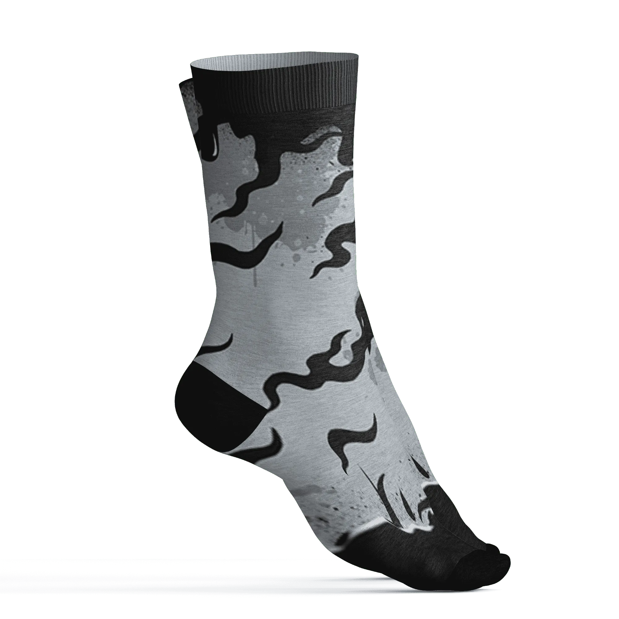 Wolf-Grey-12s-Socks-Match-Rare-Breed-3D-Drippin