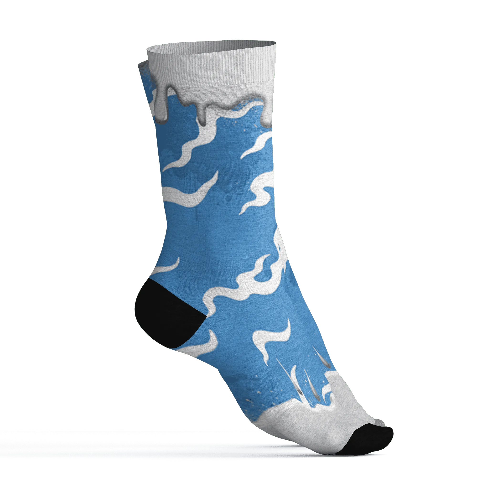 Carolina-Blue-Univercitii-17s-Socks-Match-Rare-Breed-3D-Drippin