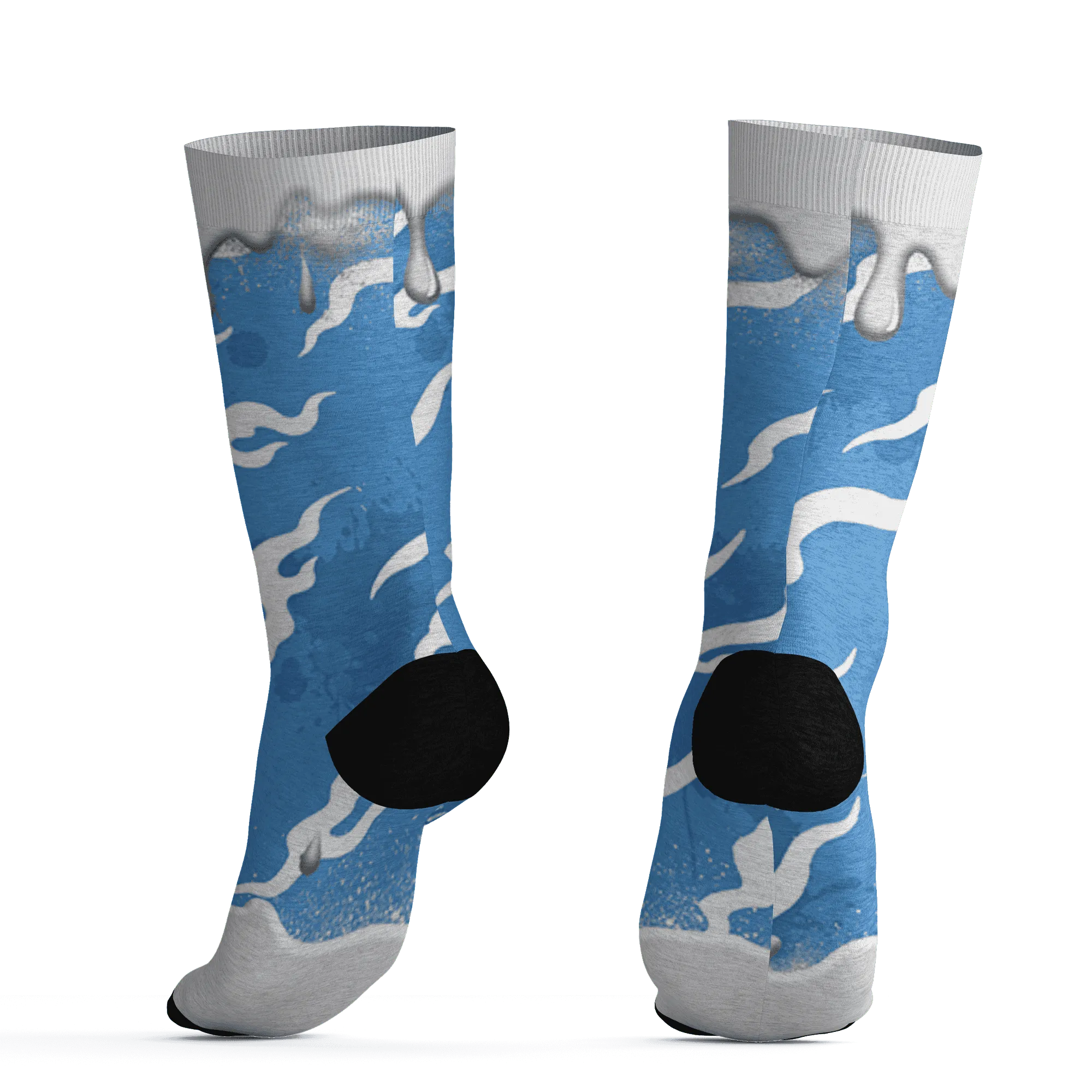 Carolina-Blue-Univercitii-17s-Socks-Match-Rare-Breed-3D-Drippin