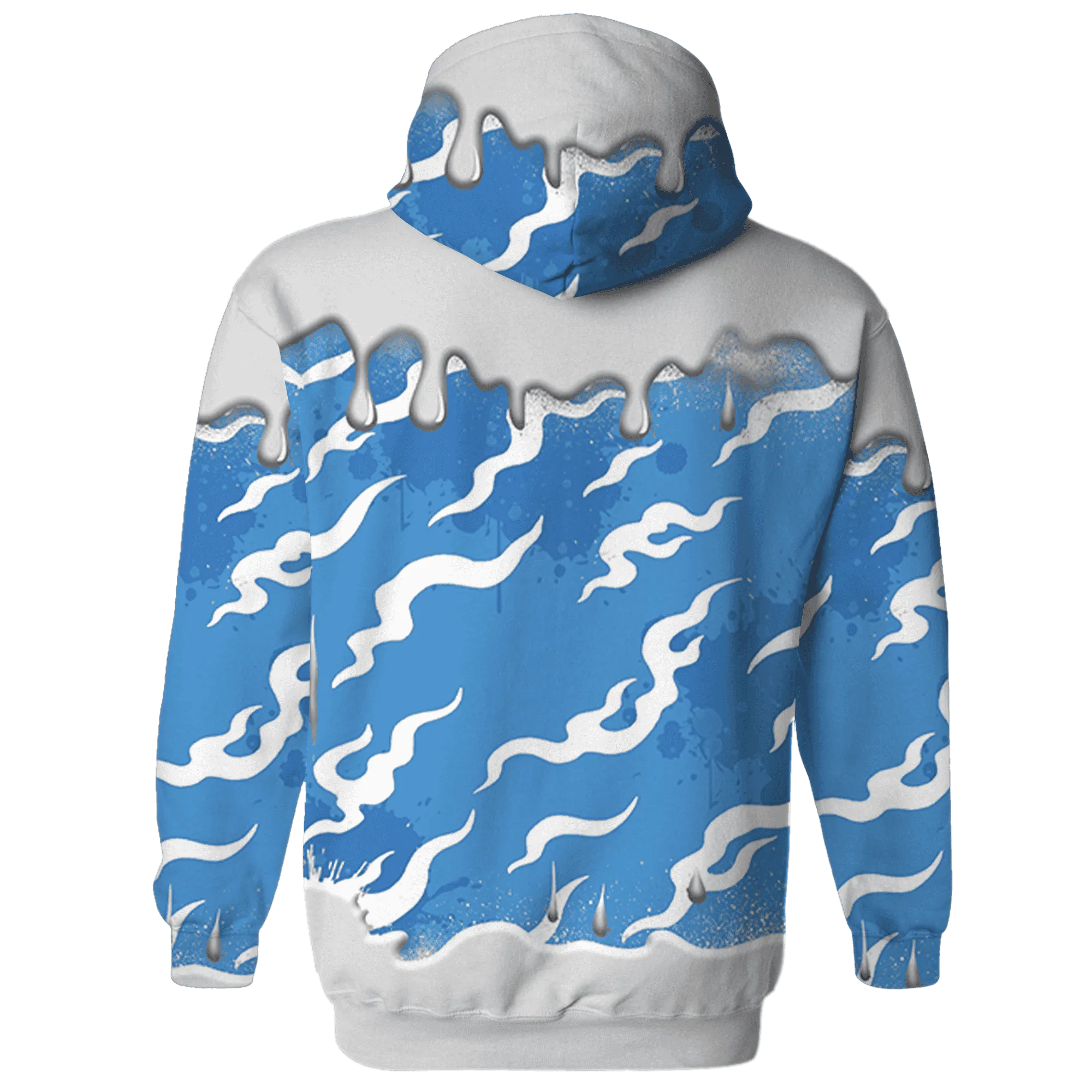 Carolina-Blue-Univercitii-17s-Hoodie-Match-Rare-Breed-3D-Drippin