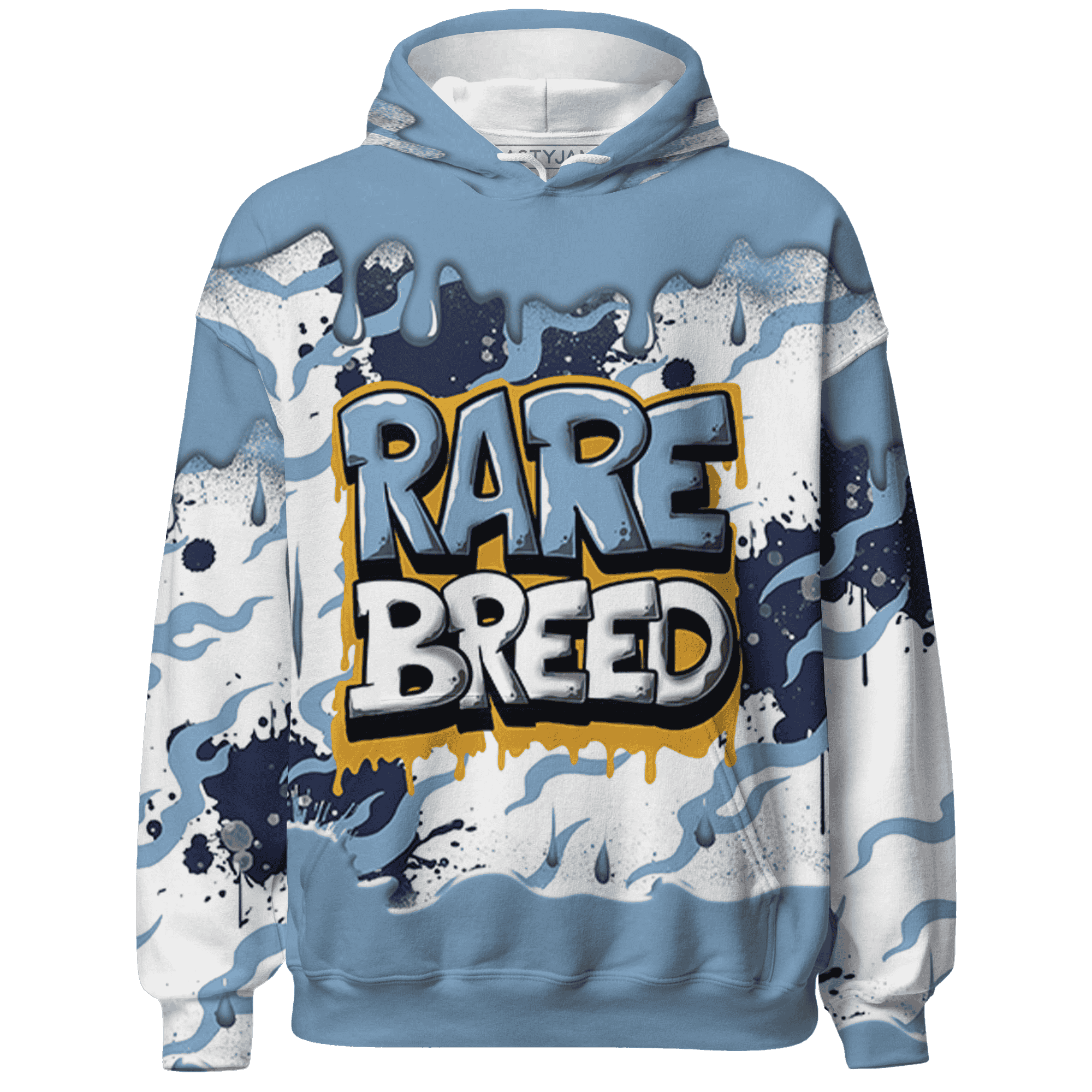 First In Flight 1s Hoodie Match Rare Breed 3D All-Over Print Drippin - NastyJamz