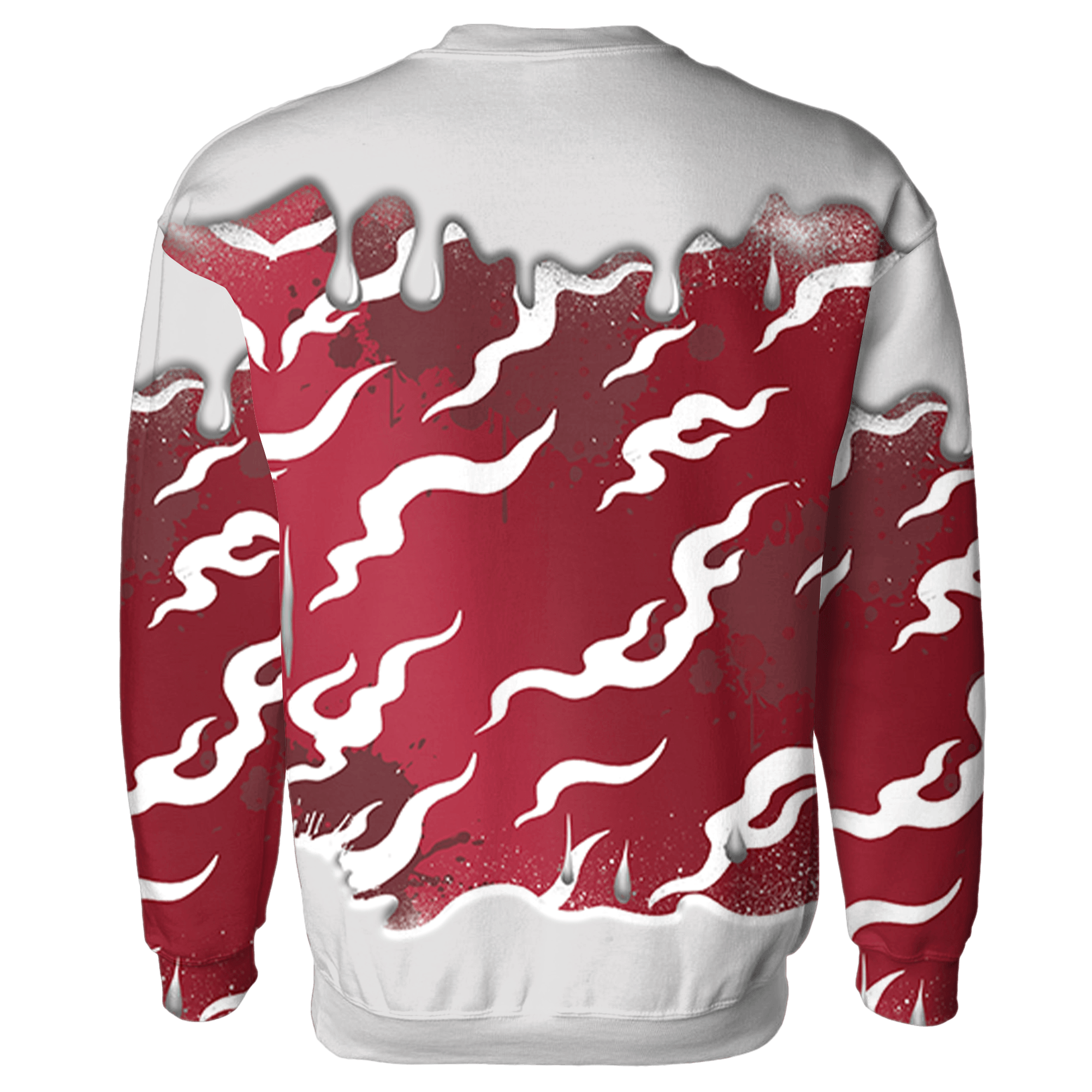 High 85 Metallic Burgundy 1s Sweatshirt Match Rare Breed 3D All-Over Print Drippin - NastyJamz