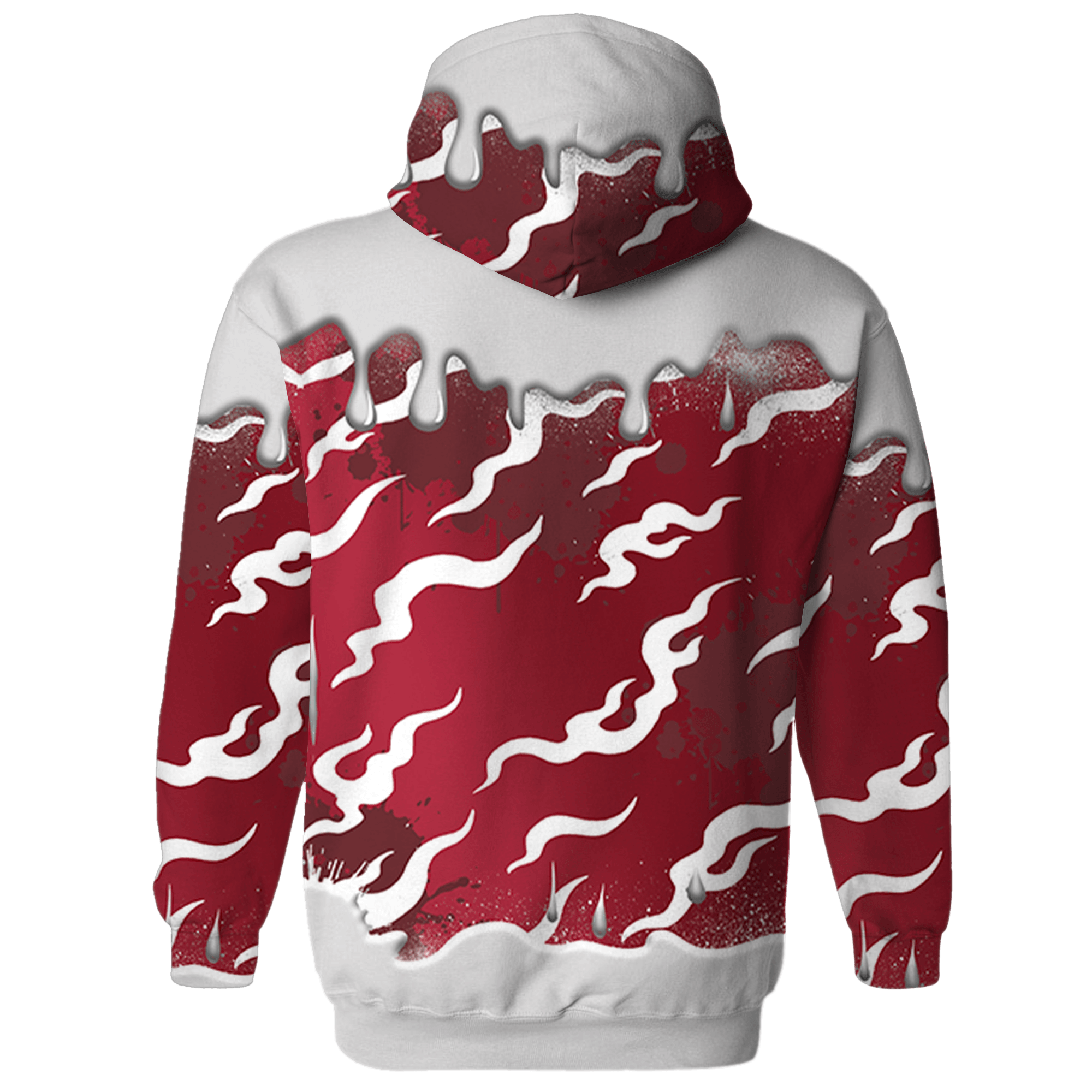 High 85 Metallic Burgundy 1s Hoodie Match Rare Breed 3D All-Over Print Drippin - NastyJamz