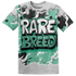 High OG Green Glow 1s T Shirt Match Rare Breed 3D All-Over Print Drippin - NastyJamz