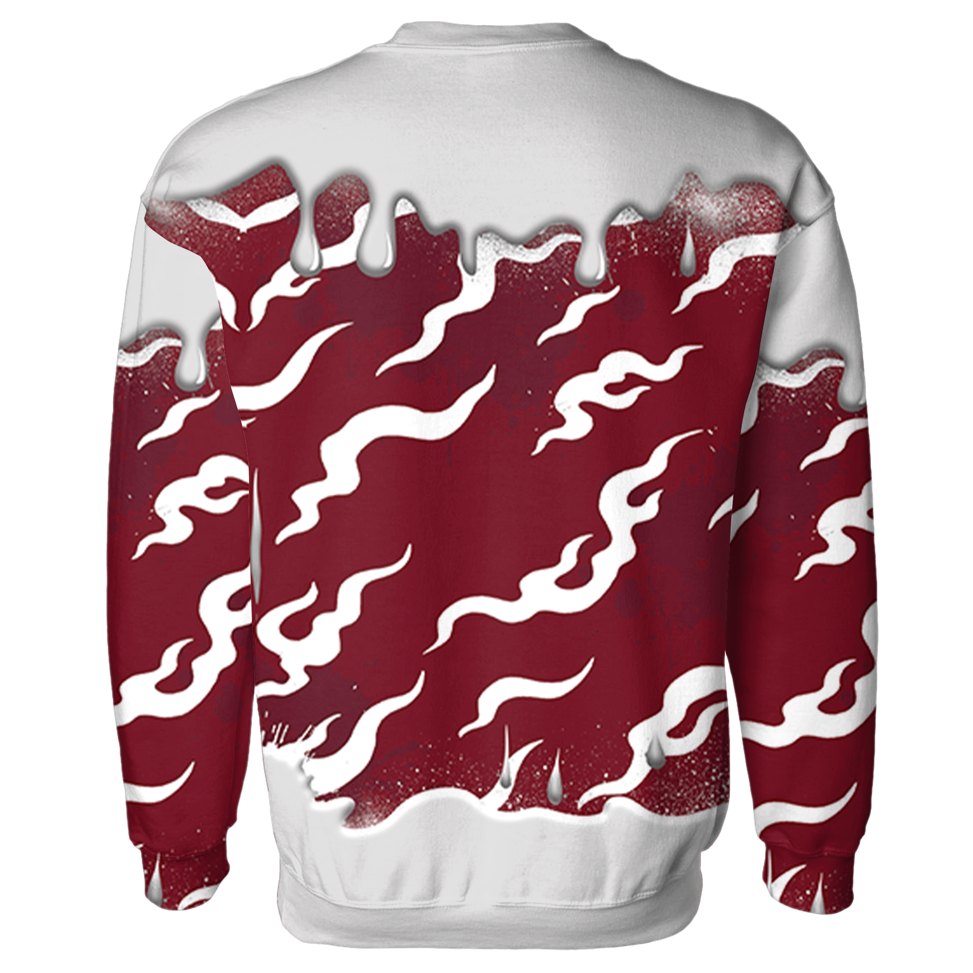 High White Team Red 1s Sweatshirt Match Rare Breed 3D All-Over Print Drippin - NastyJamz