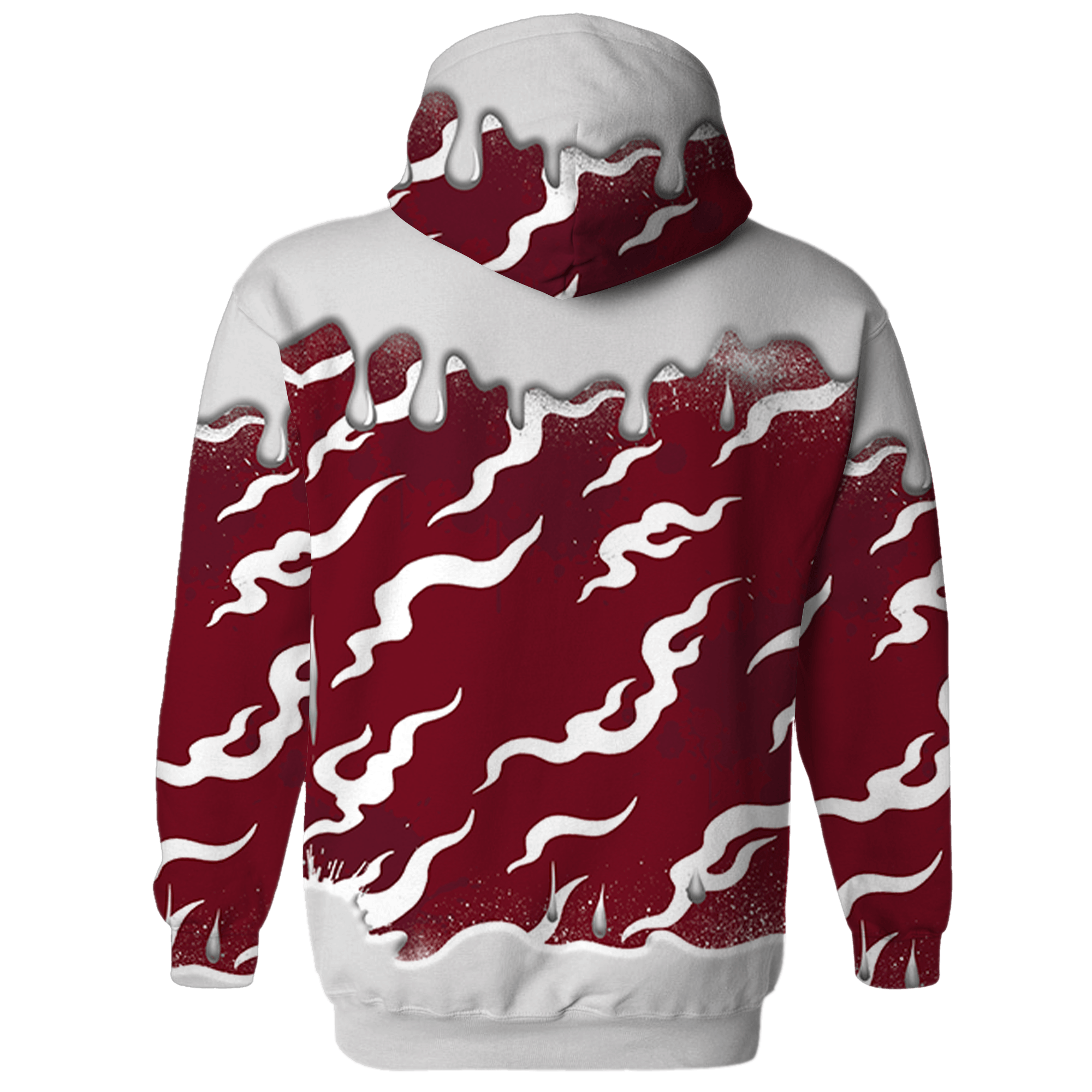 High White Team Red 1s Hoodie Match Rare Breed 3D All-Over Print Drippin - NastyJamz