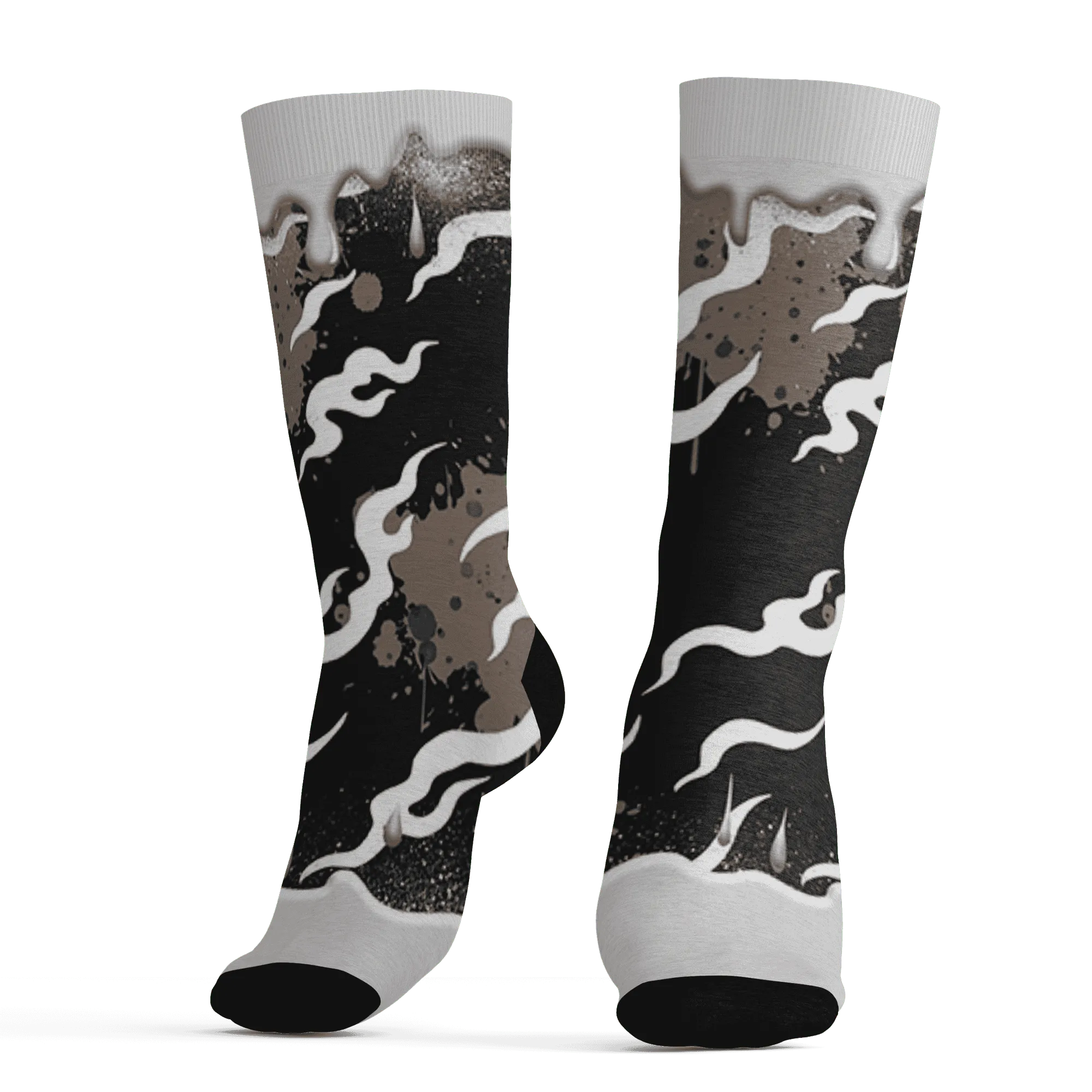 Low-Mocha-1s-Socks-Match-Rare-Breed-3D-Drippin