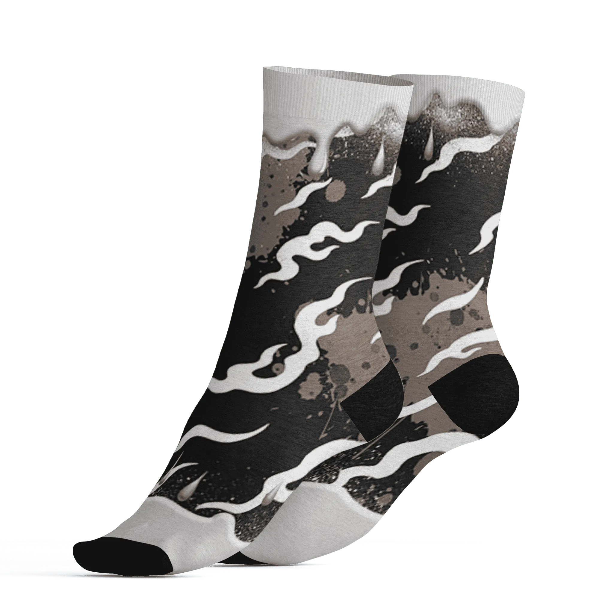 Low-Mocha-1s-Socks-Match-Rare-Breed-3D-Drippin