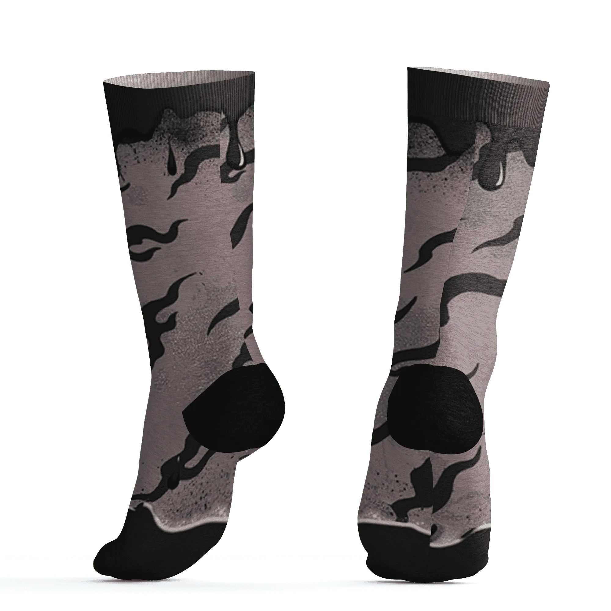 Black-Violet-Ore-3s-Socks-Match-Rare-Breed-3D-Drippin