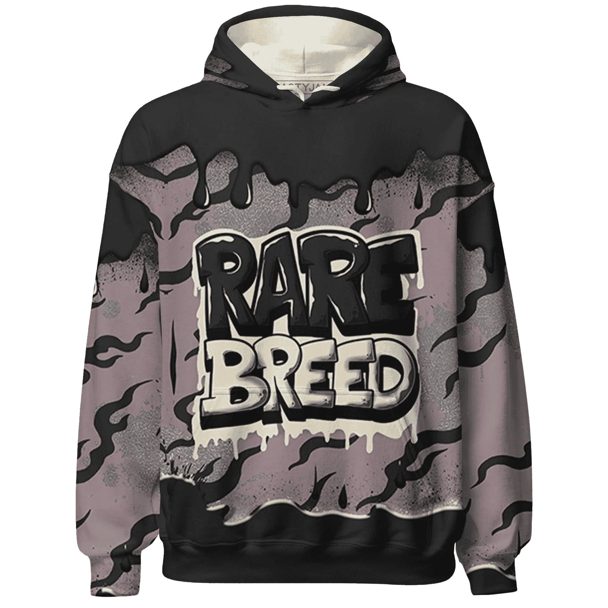 Black-Violet-Ore-3s-Hoodie-Match-Rare-Breed-3D-Drippin