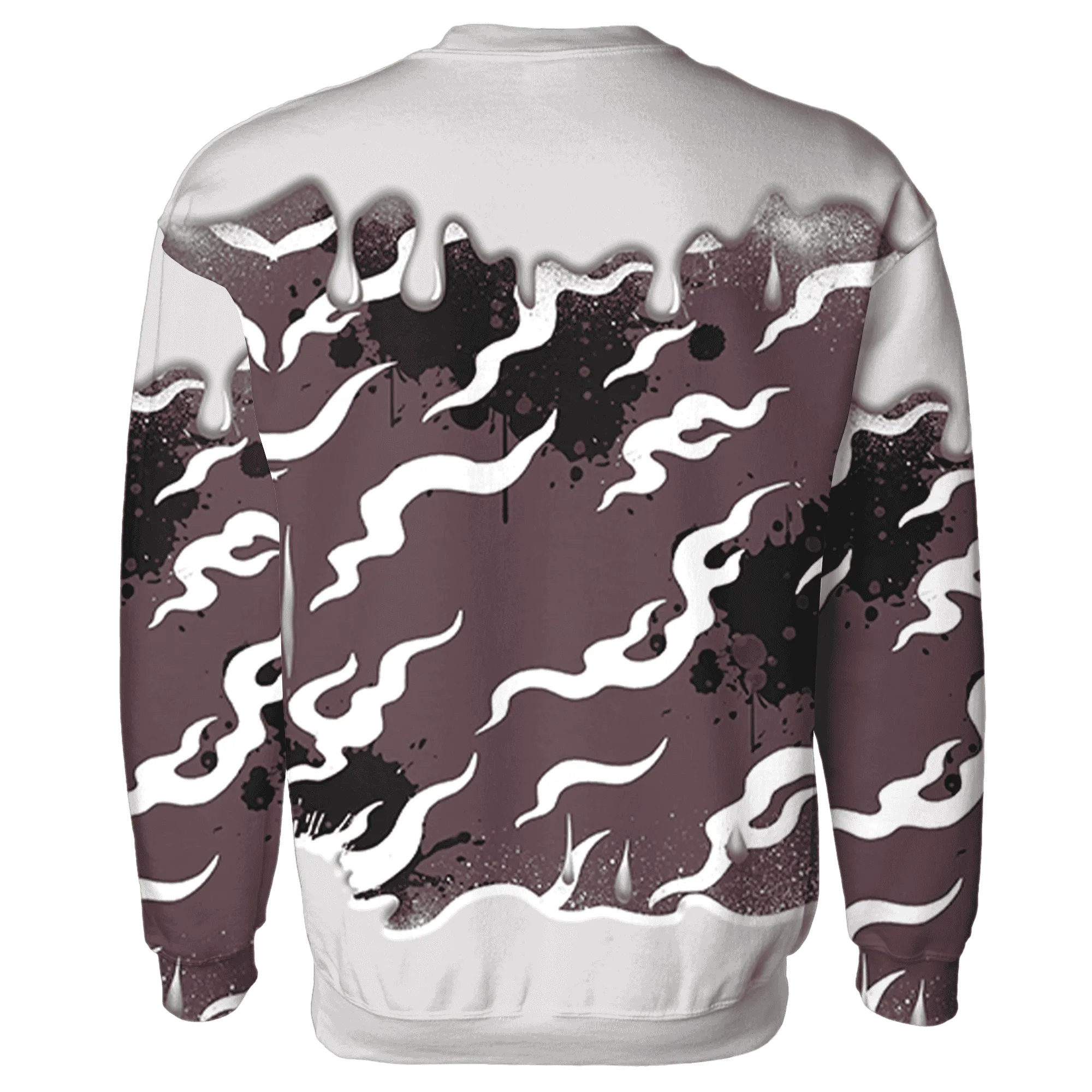 Burgundy-Crush-3s-Sweatshirt-Match-Rare-Breed-3D-Drippin