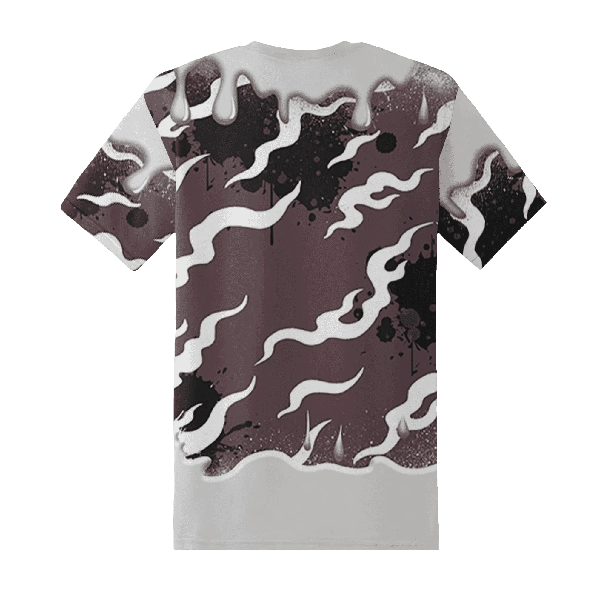 Burgundy-Crush-3s-T-Shirt-Match-Rare-Breed-3D-Drippin