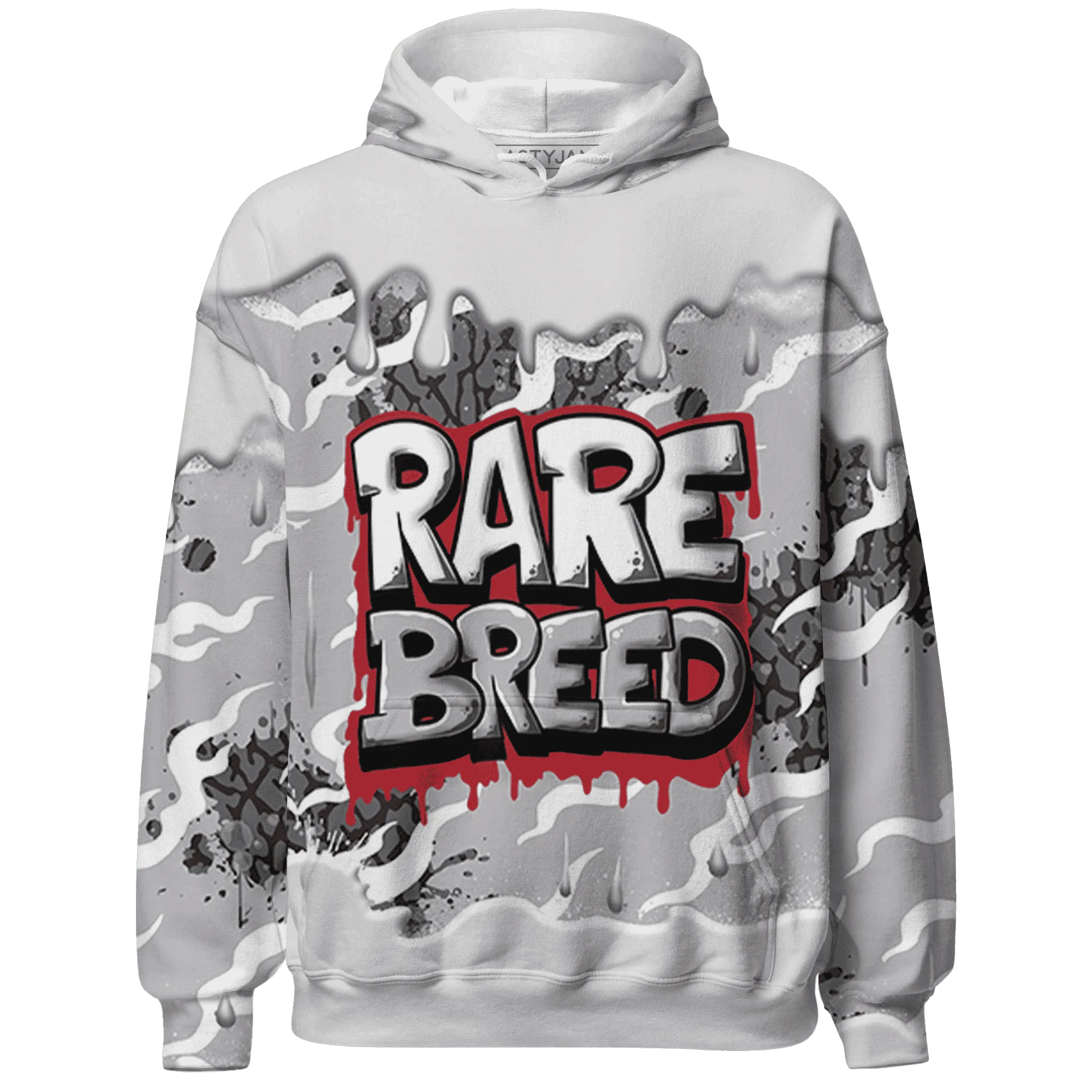 Cement-Grey-3s-Hoodie-Match-Rare-Breed-3D-Drippin