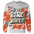Georgia Peach 3s Sweatshirt Match Rare Breed 3D All-Over Print Drippin - NastyJamz