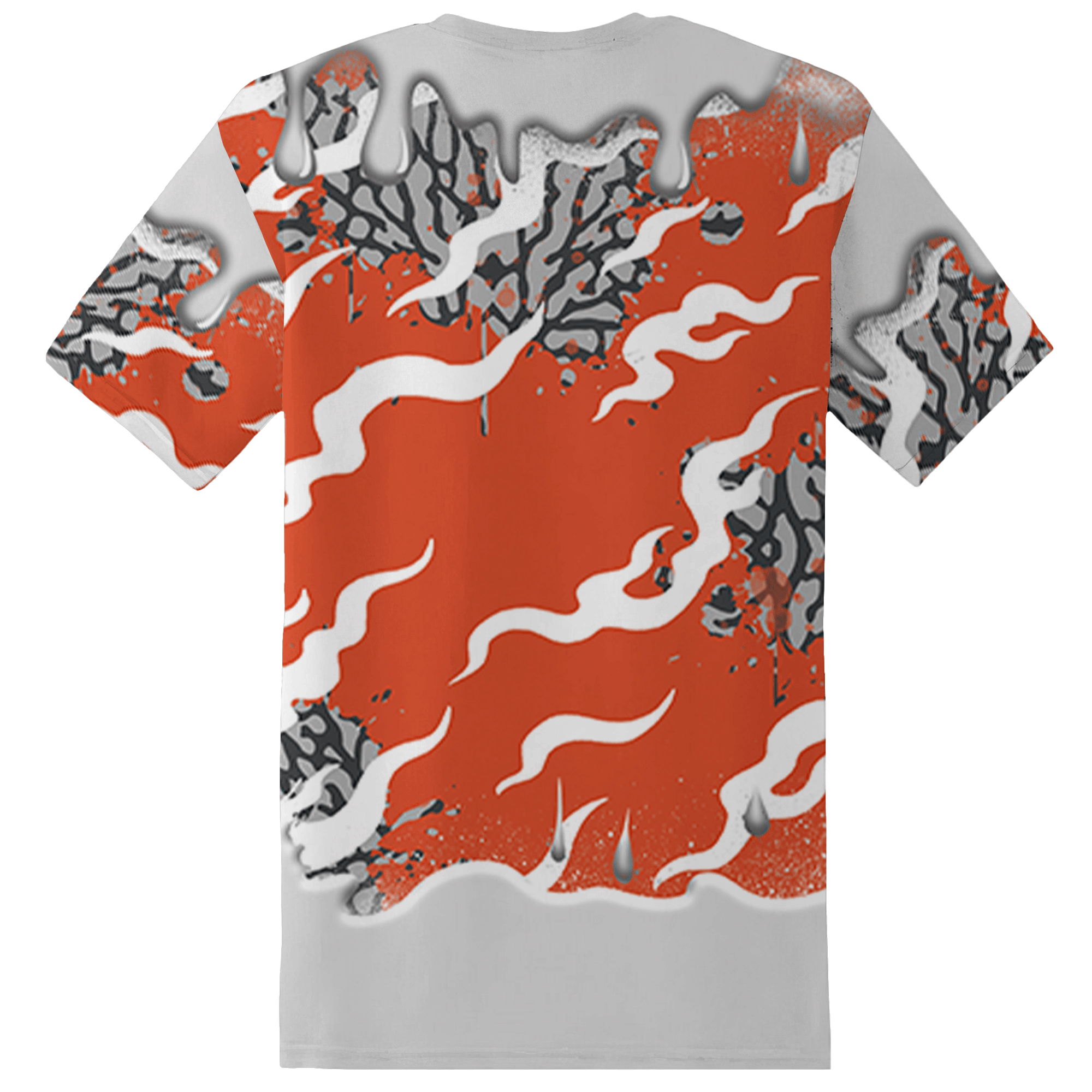 Georgia Peach 3s T Shirt Match Rare Breed 3D All-Over Print Drippin - NastyJamz