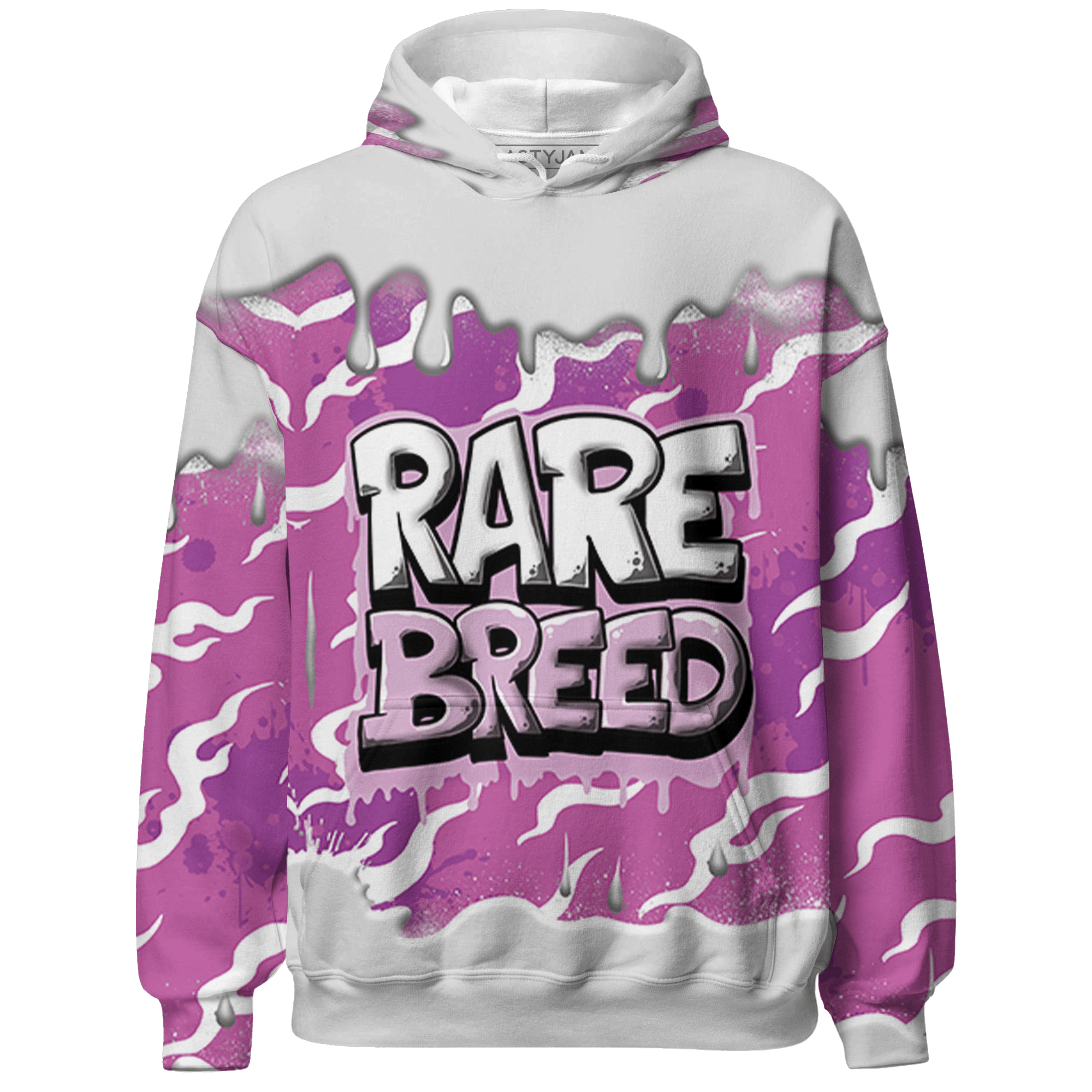 GS Hyper Violet 4s Hoodie Match Rare Breed 3D All-Over Print Drippin - NastyJamz