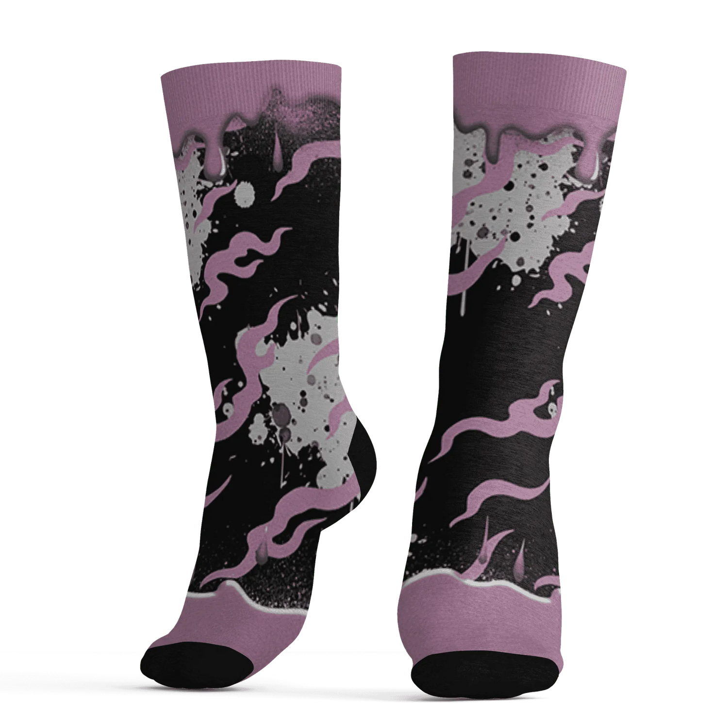 Orchid-Neutral-Grey-Black-White-4s-NastyJamz-Socks-Match-Rare-Breed-3D-Drippin