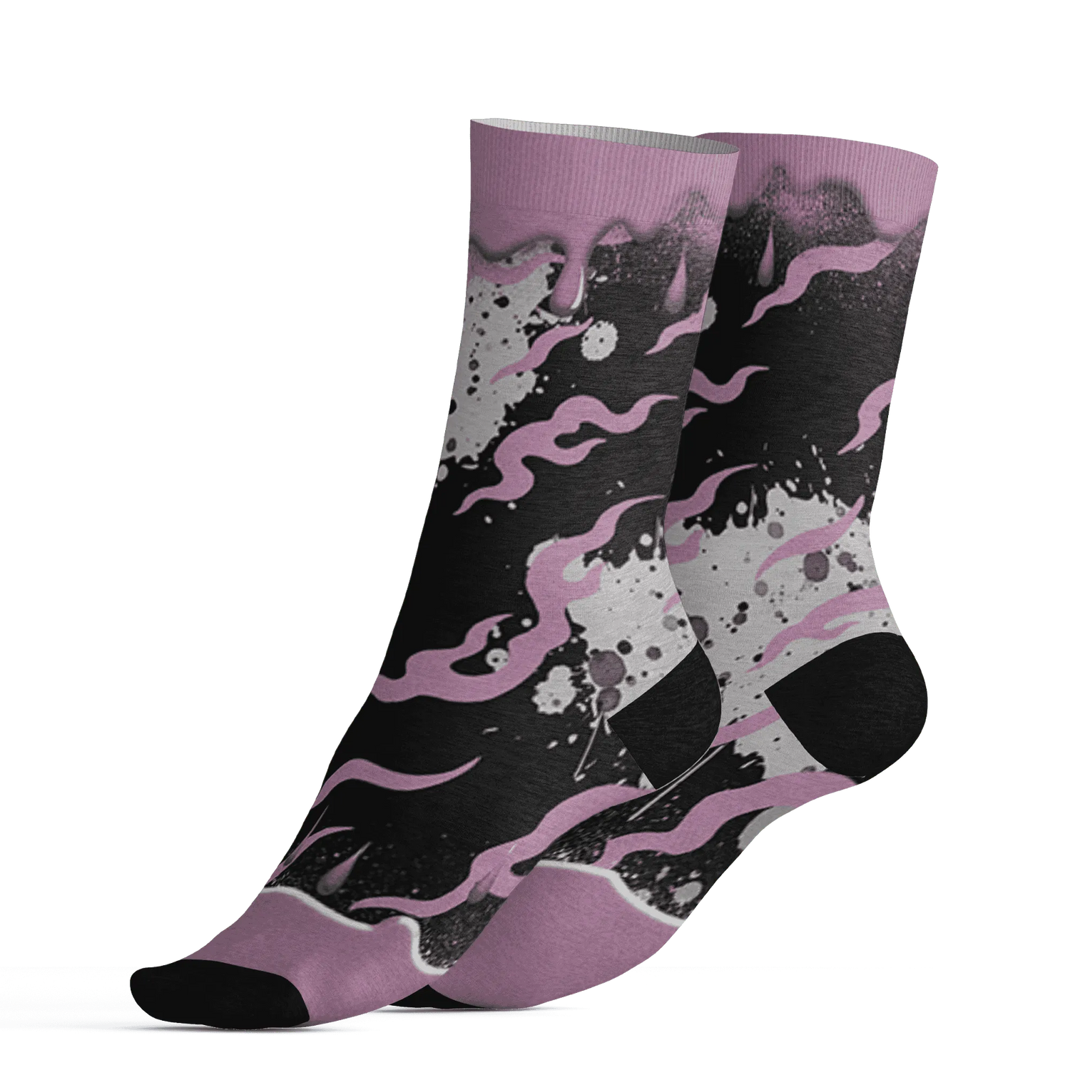 Orchid-Neutral-Grey-Black-White-4s-NastyJamz-Socks-Match-Rare-Breed-3D-Drippin