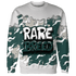 Oxidized Green 4s Sweatshirt Match Rare Breed 3D All-Over Print Drippin - NastyJamz